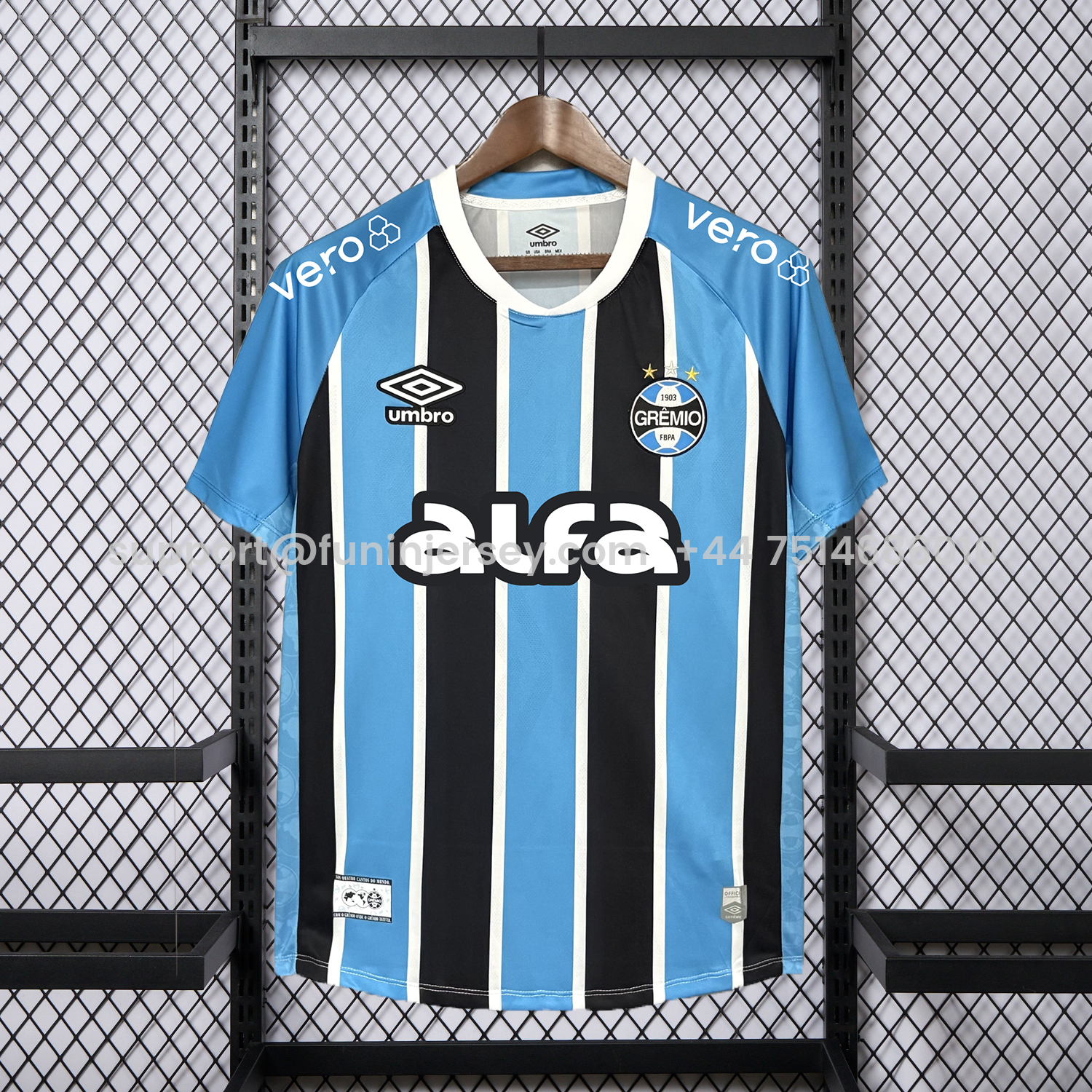 Funinjersey-Gremio 25-26 Home Jersey With Sponsors - Fans Version