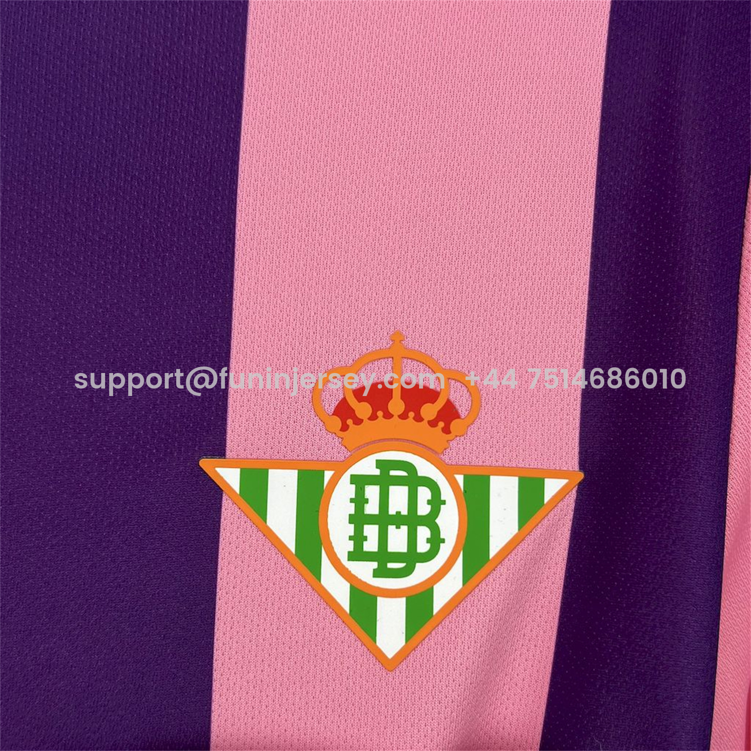 Funinjersey-Real Betis 25-26 Pink Purple Stripe Special Edition Jersey - Fans Version