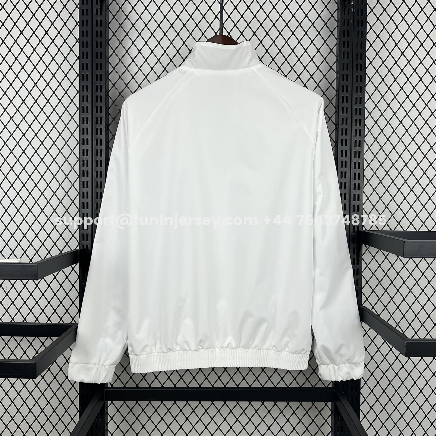 Funinjersey-Spain 2026 Away Windbreaker Jacket - White