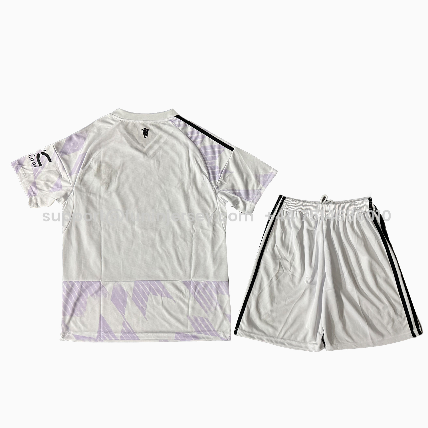 Funinjersey-Manchester United 25-26 Away Men's Adult Jersey Set - Fans Version