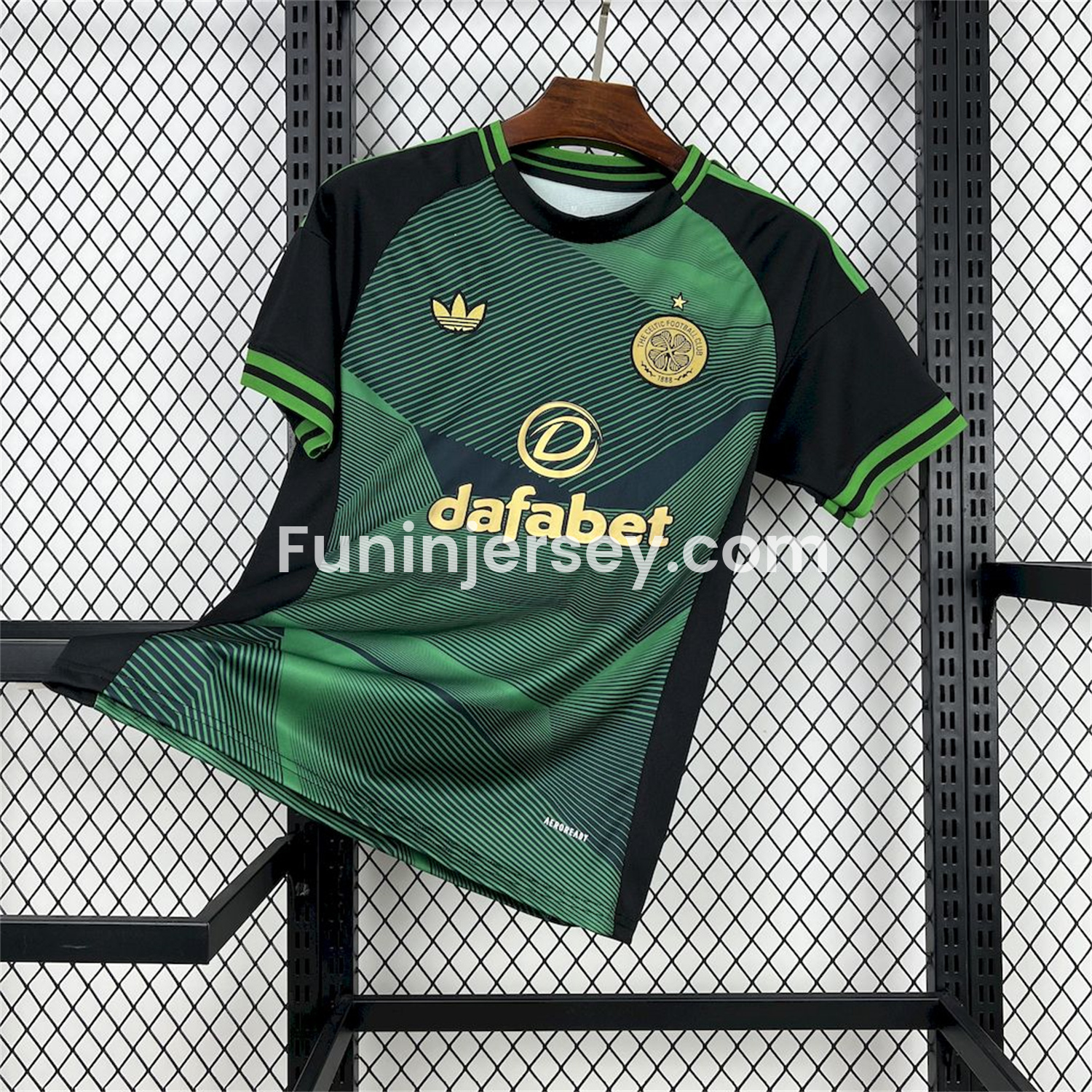 Funinjersey-Celtic 25-26 Green Lines Special Edition Jersey - Fans Version