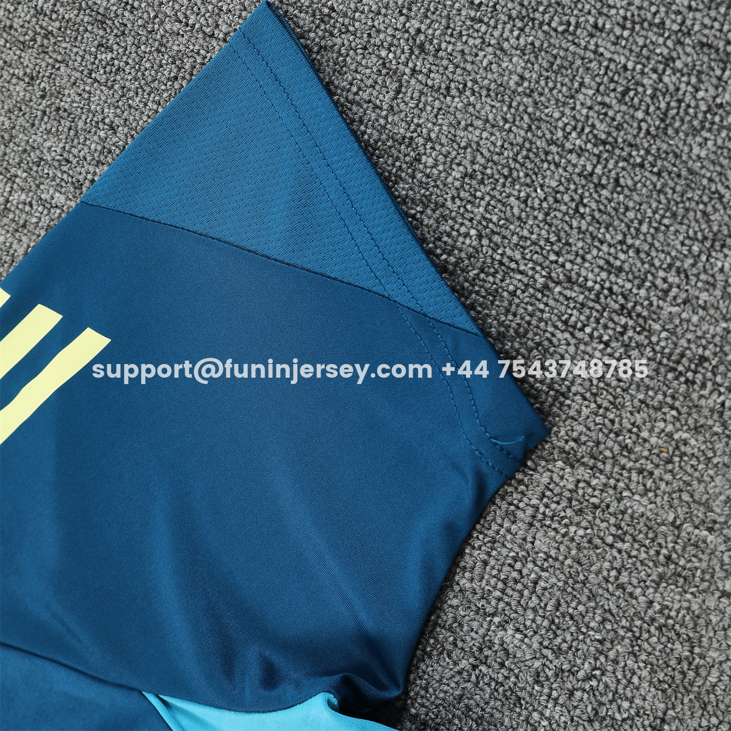 Funinjersey-Club América 25-26 Short-Sleeve Training Set - Deep Blue Top & Deep Blue Shorts