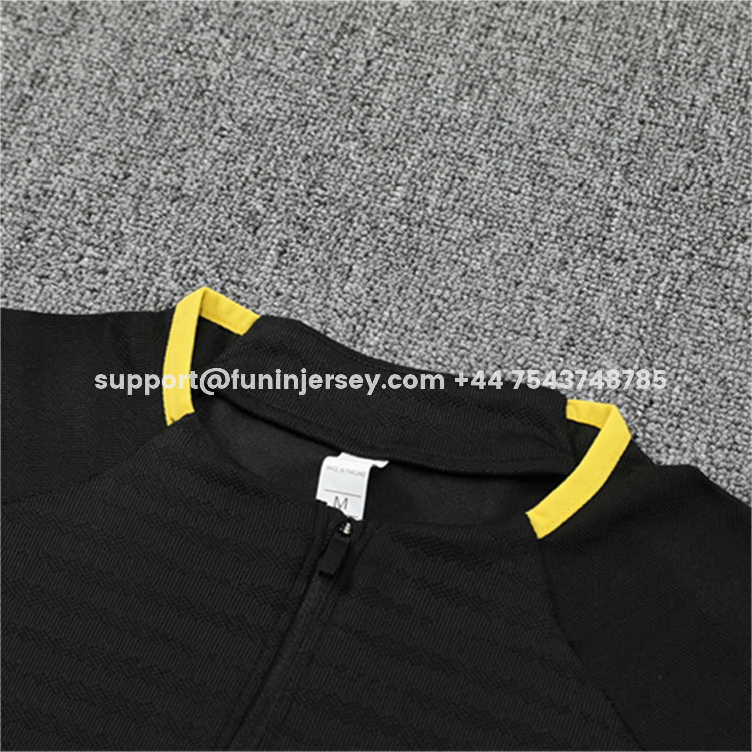 Funinjersey-Manchester United 25-26 Kids Long Sleeve Training Set - Black Top & Black Pants