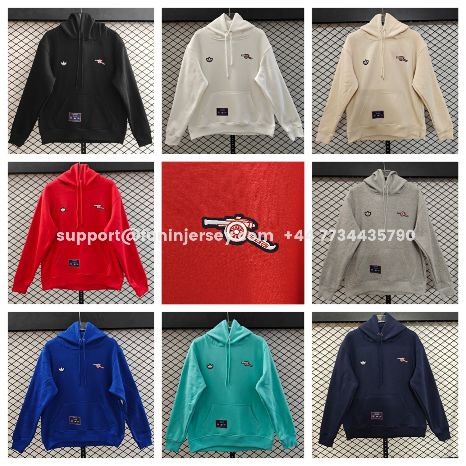 Funinjersey-Arsenal 25-26 Originals Terrace Icon Unisex Pullover Hoodie