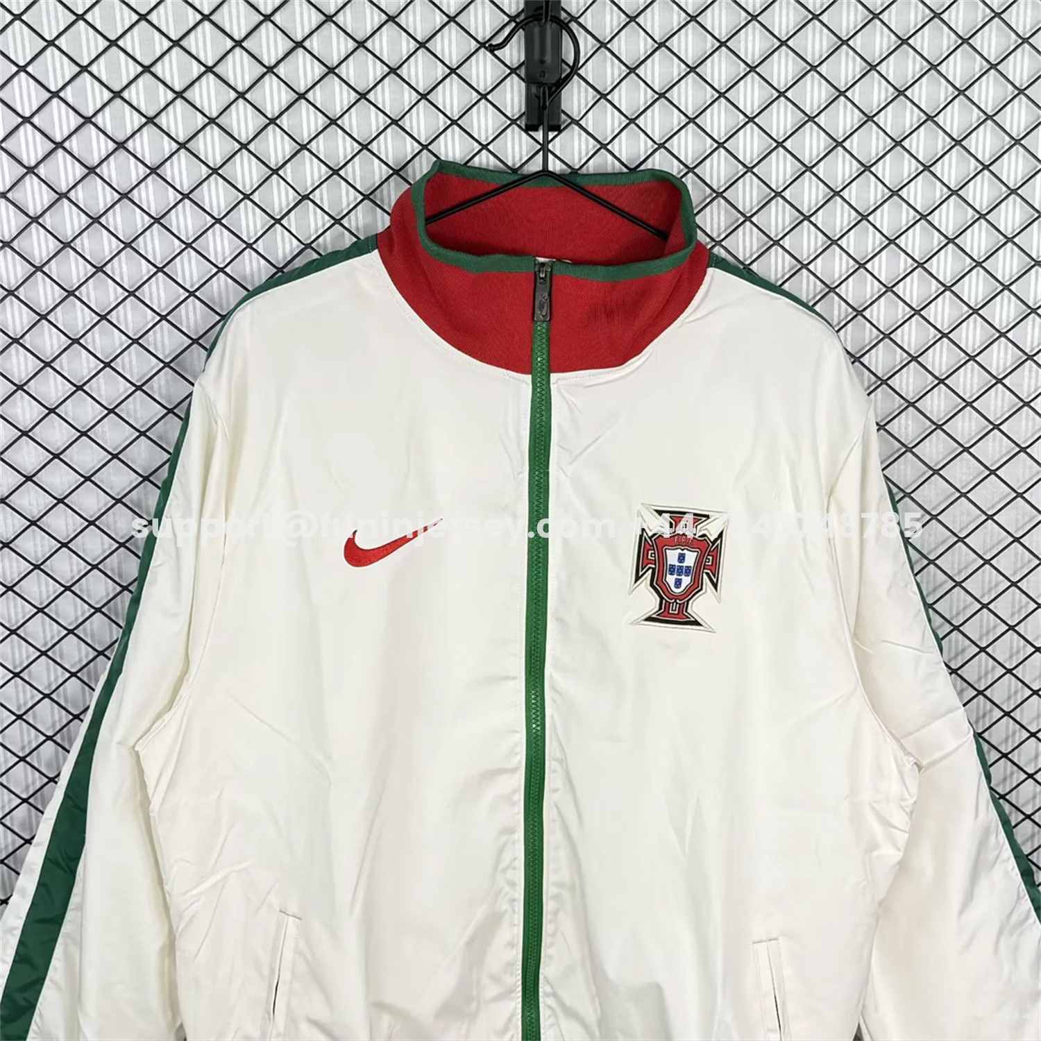 Funinjersey-Retro Portugal 2010 White Windbreaker