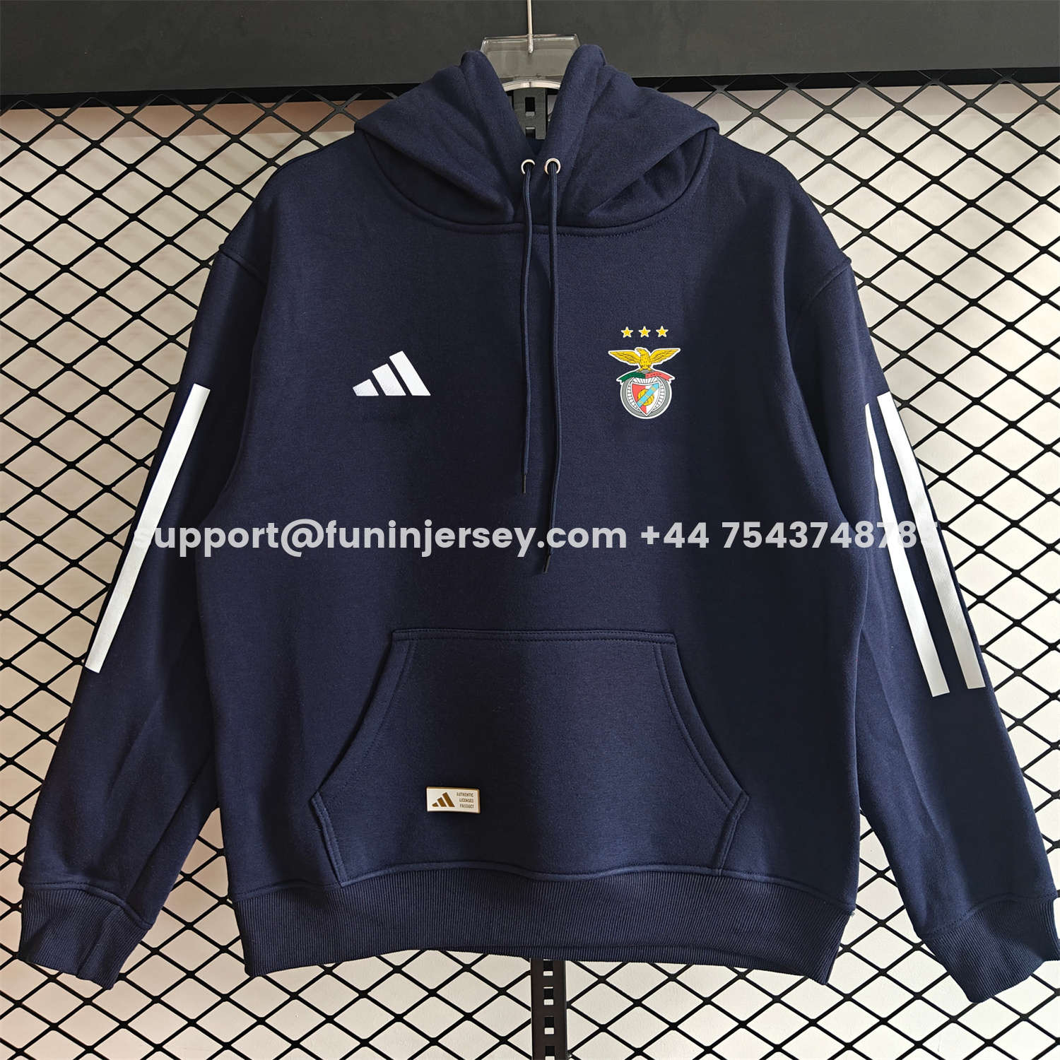 Funinjersey-Benfica 25-26 Home Unisex Pullover Hoodie