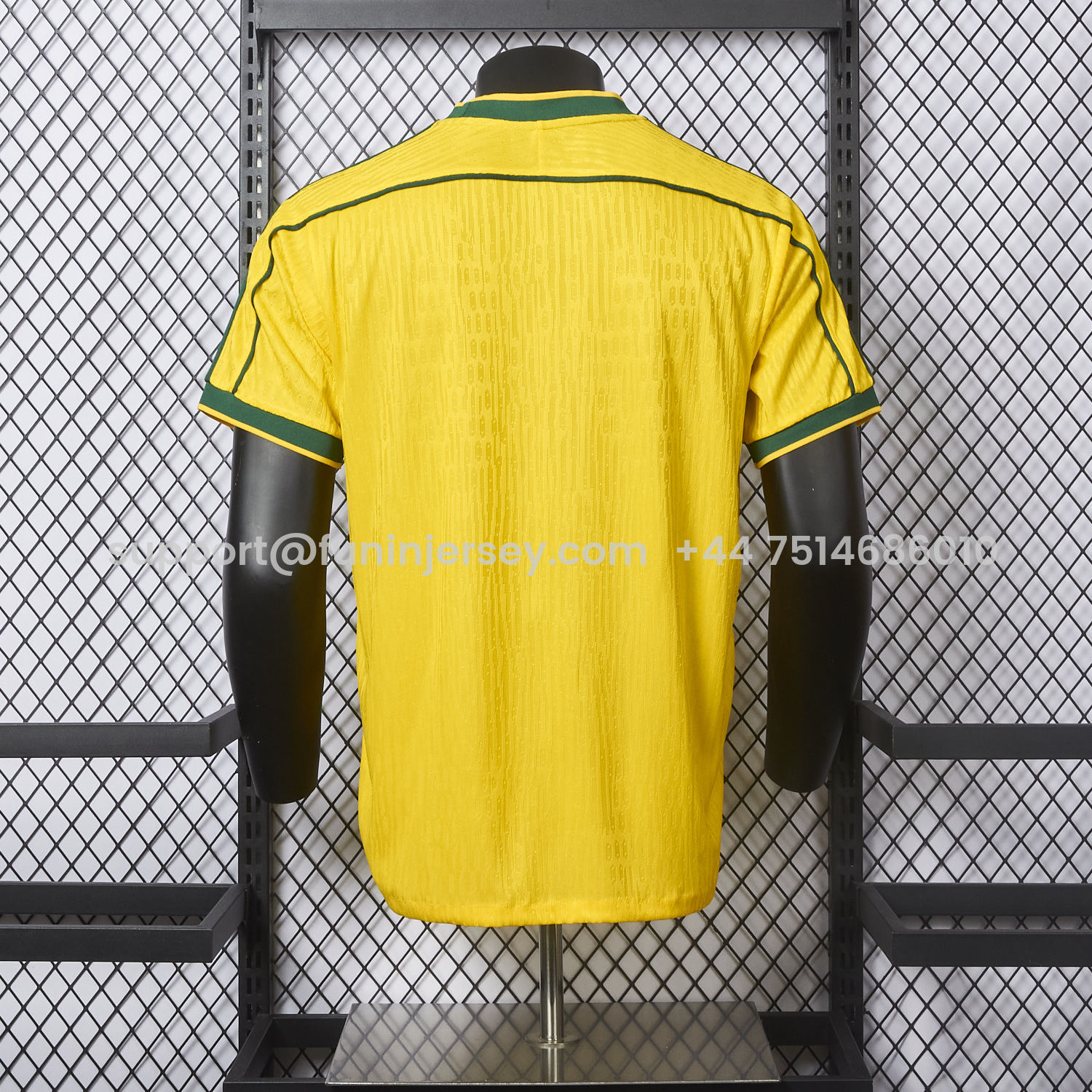 Funinjersey-Retro Brazil 1998 Home Jersey - Player Version
