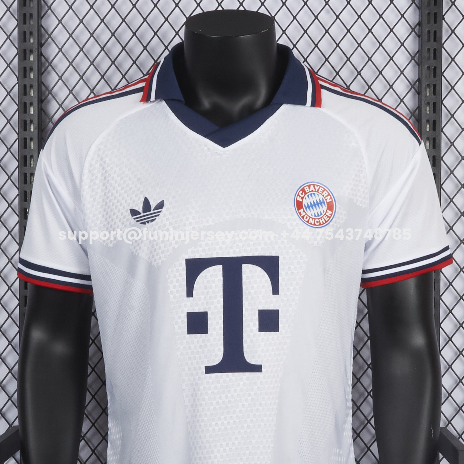 Funinjersey-Bayern Munich 26-27 Away White Jersey - Player Version