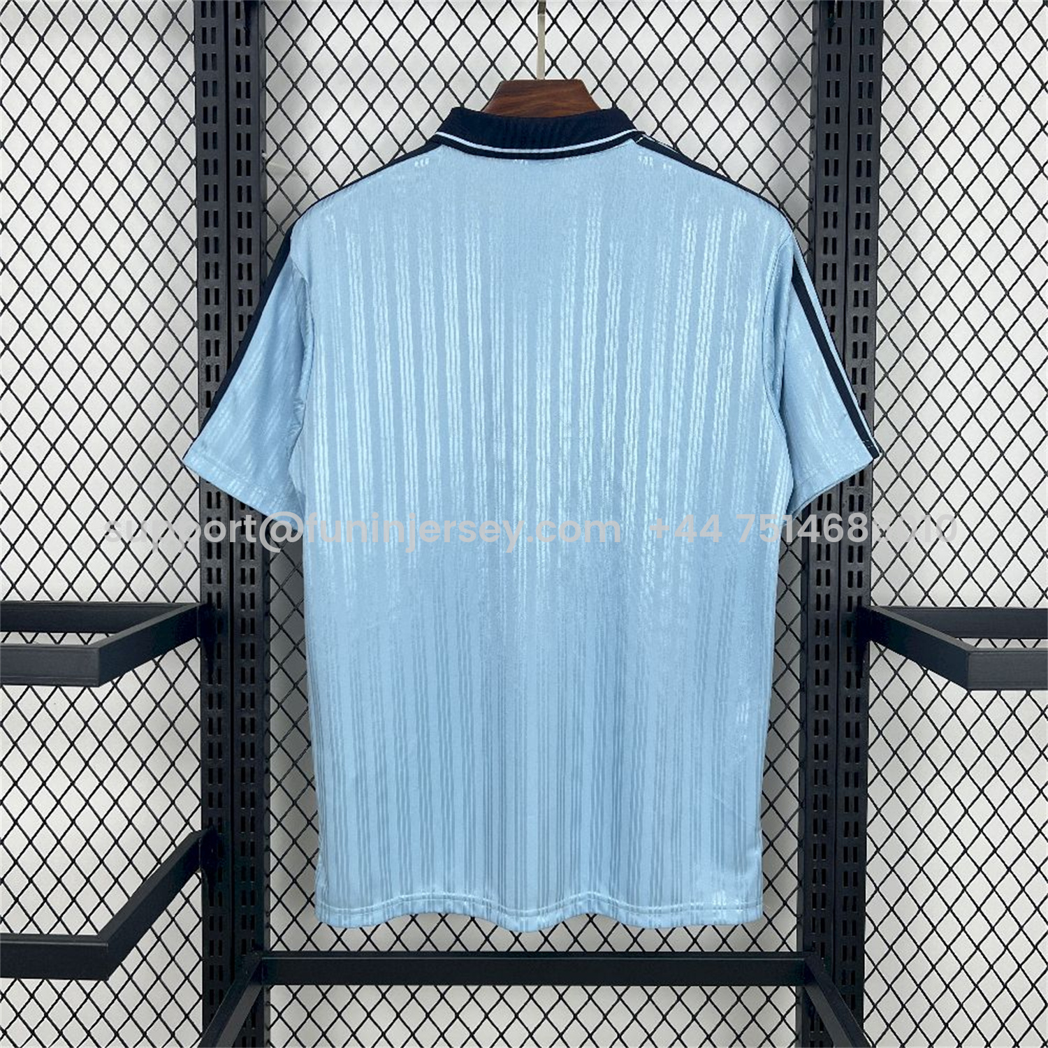 Funinjersey-Bohemian 25-26 Oasis Originals Tour Light Blue Jersey - Fans Version