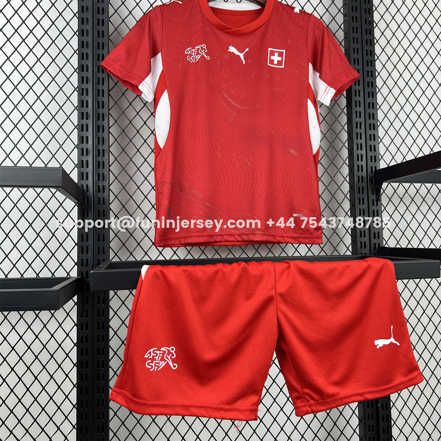 Funinjersey-Switzerland 2026 Home Kids Kit
