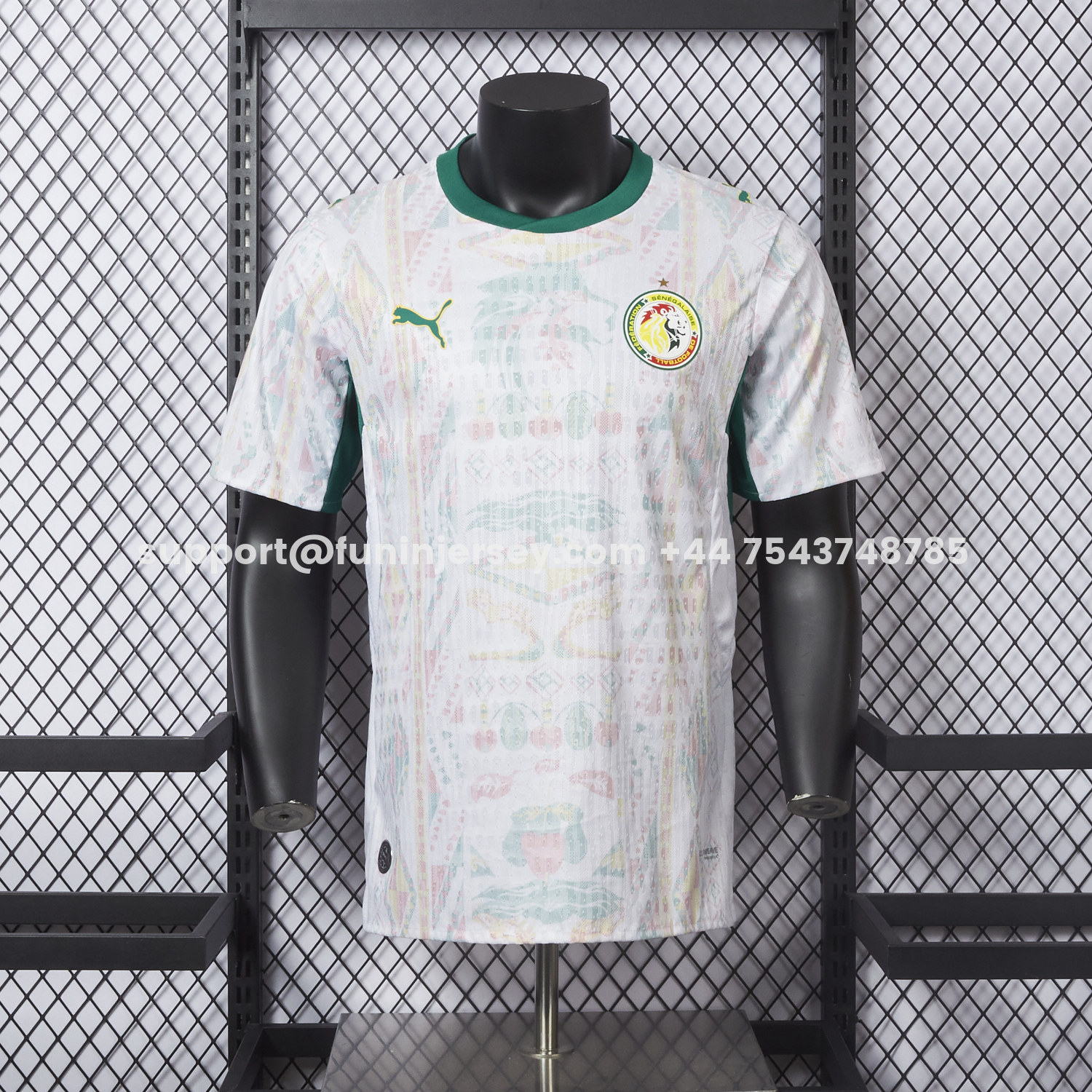 Funinjersey-Senegal 2026 Home White Jersey - Player Version