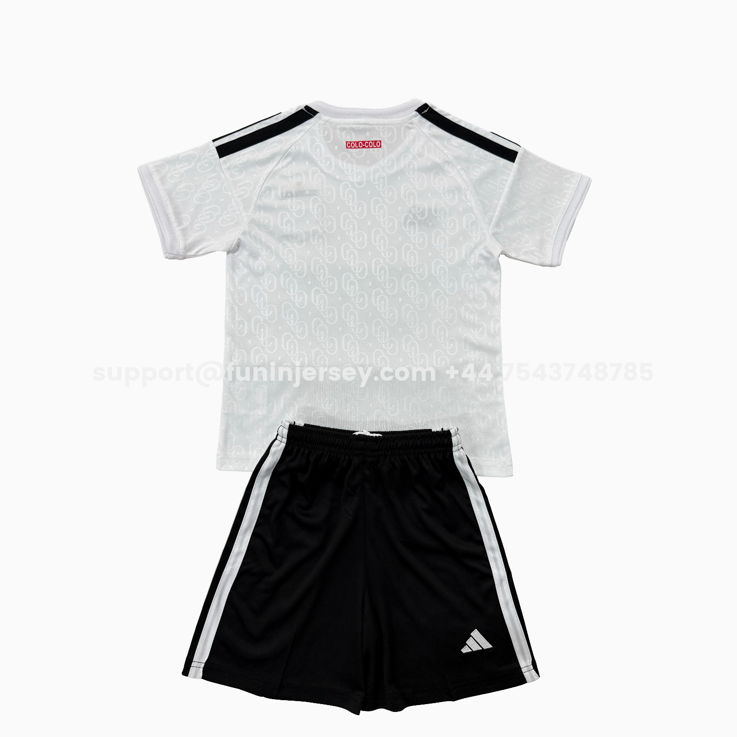 Funinjersey-Colo Colo 26-27 Home Men's Adult Jersey Set - Fans Version