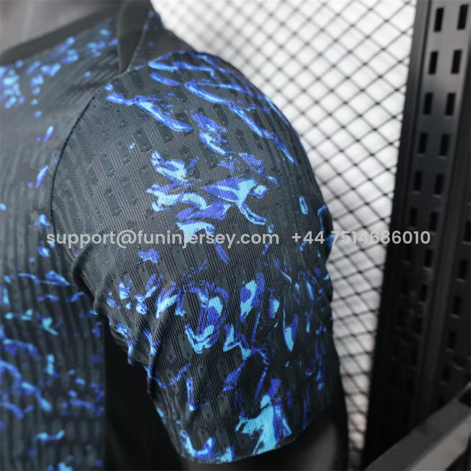 Funinjersey-Inter Milan 25-26 Pre-Match Training Jersey Black Blue - Player Version