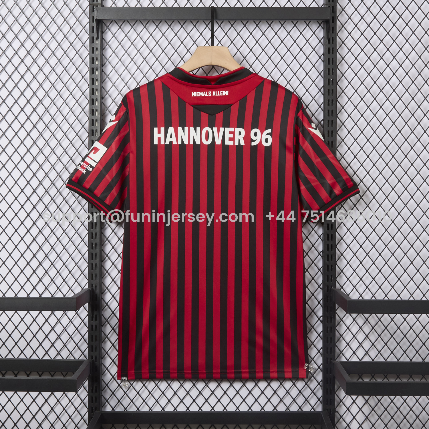 Funinjersey-Hannover 96 25-26 Home Jersey - Fans Version