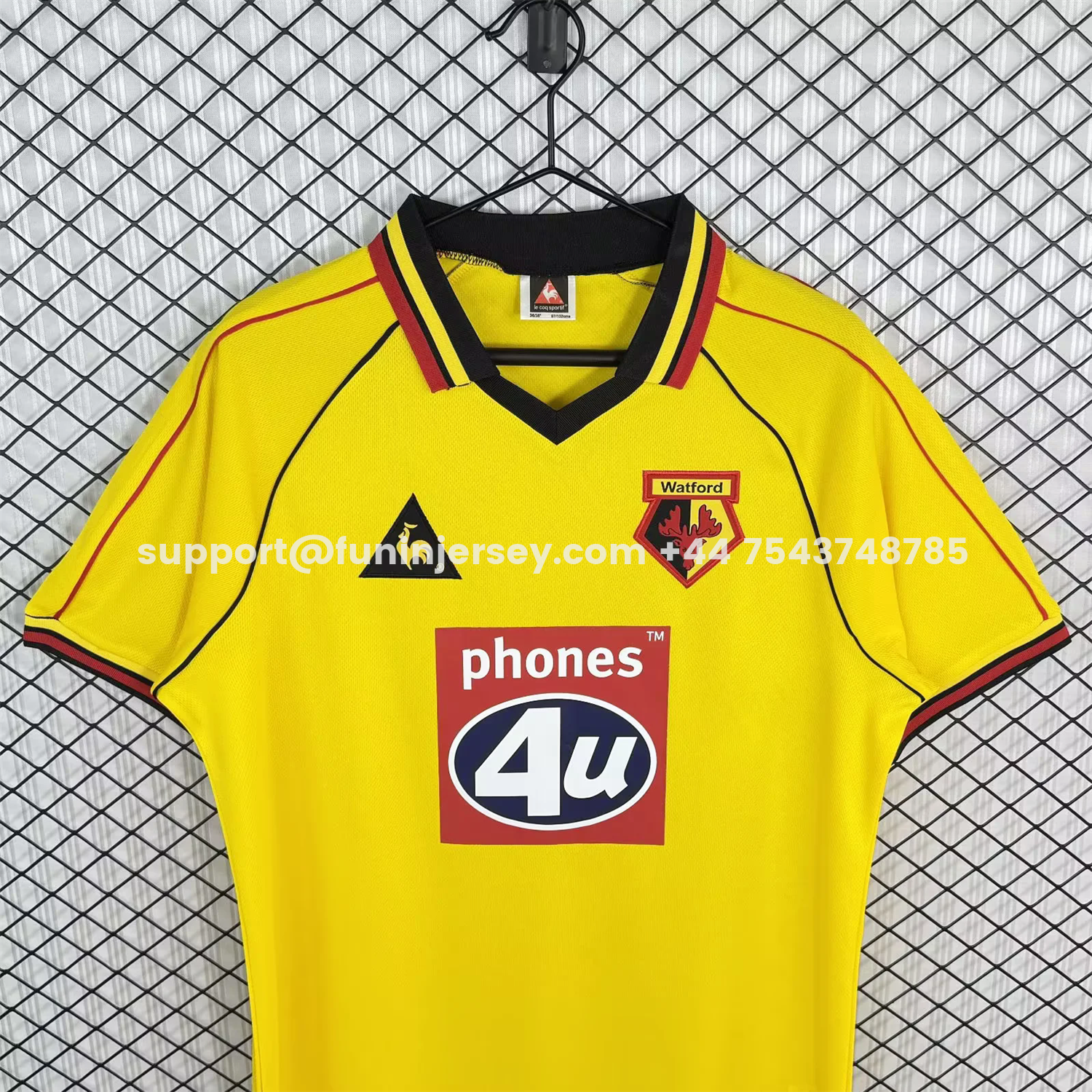 Funinjersey-Retro Watford 99-01 Home Jersey