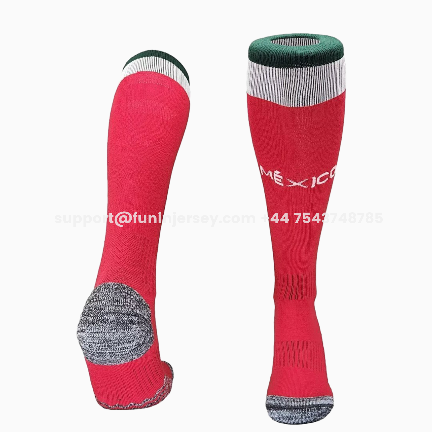 Funinjersey-Mexico 2026 Home Socks - Red