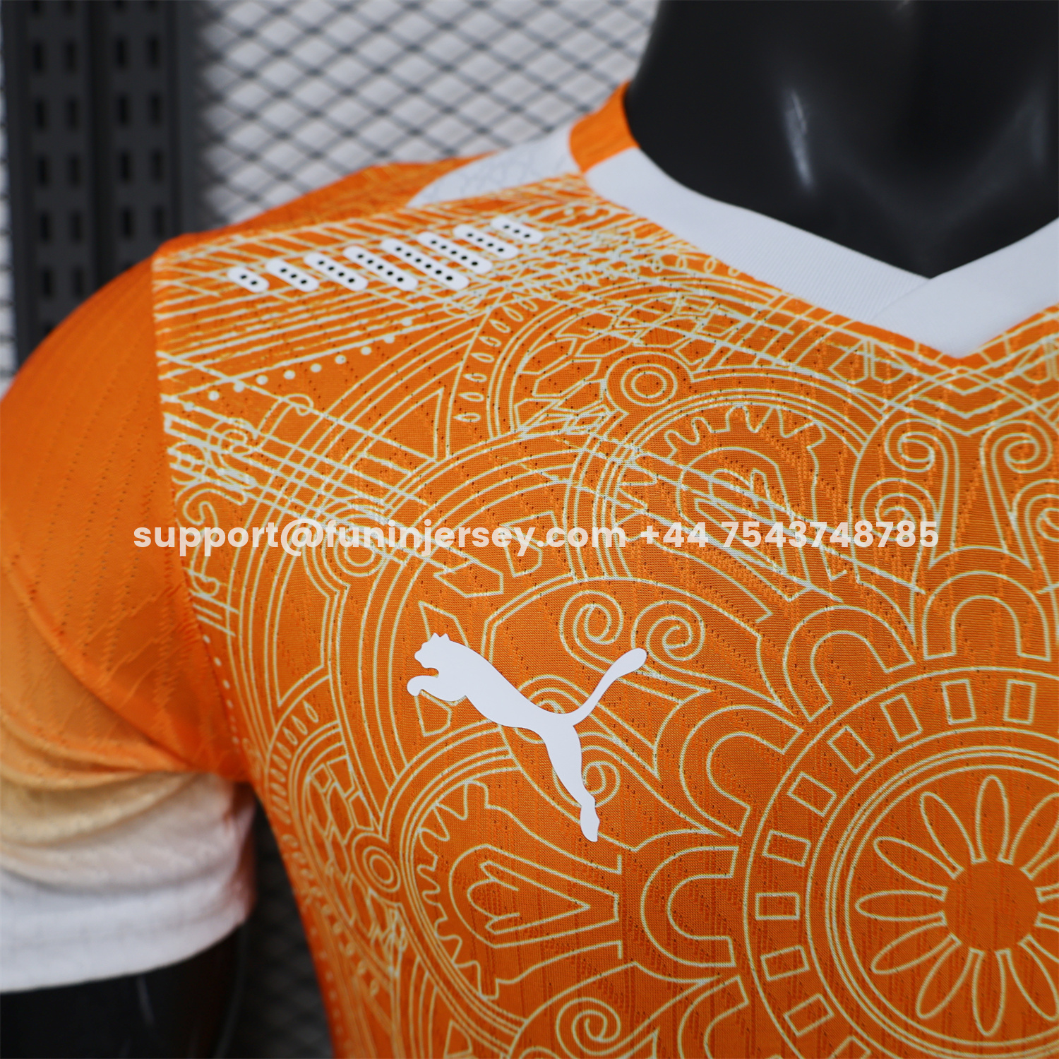 Funinjersey-Ivory Coast 2026 Orange And White Special Jersey - Player Version