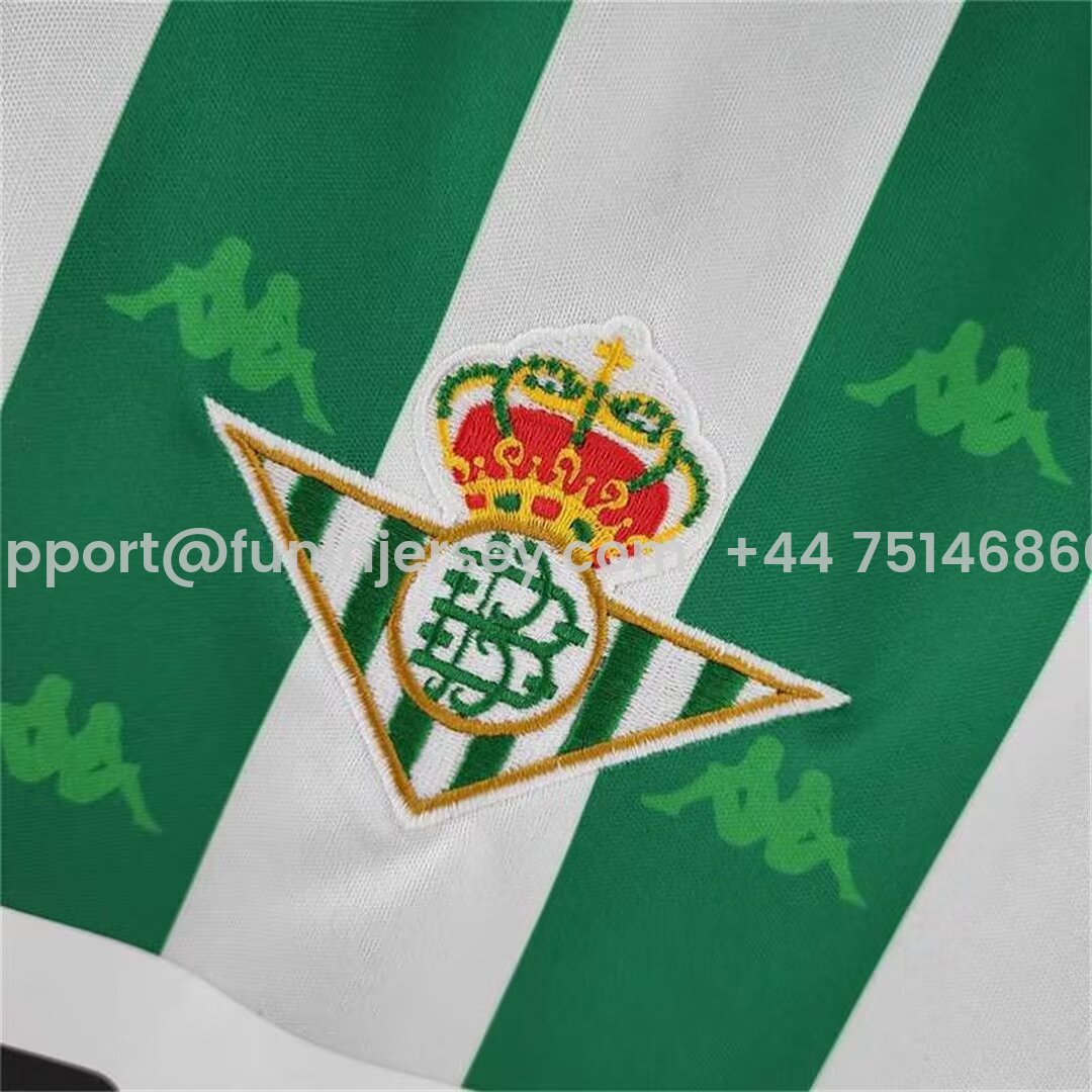Funinjersey-Retro Real Betis 1995-96 Home Stadium Jersey