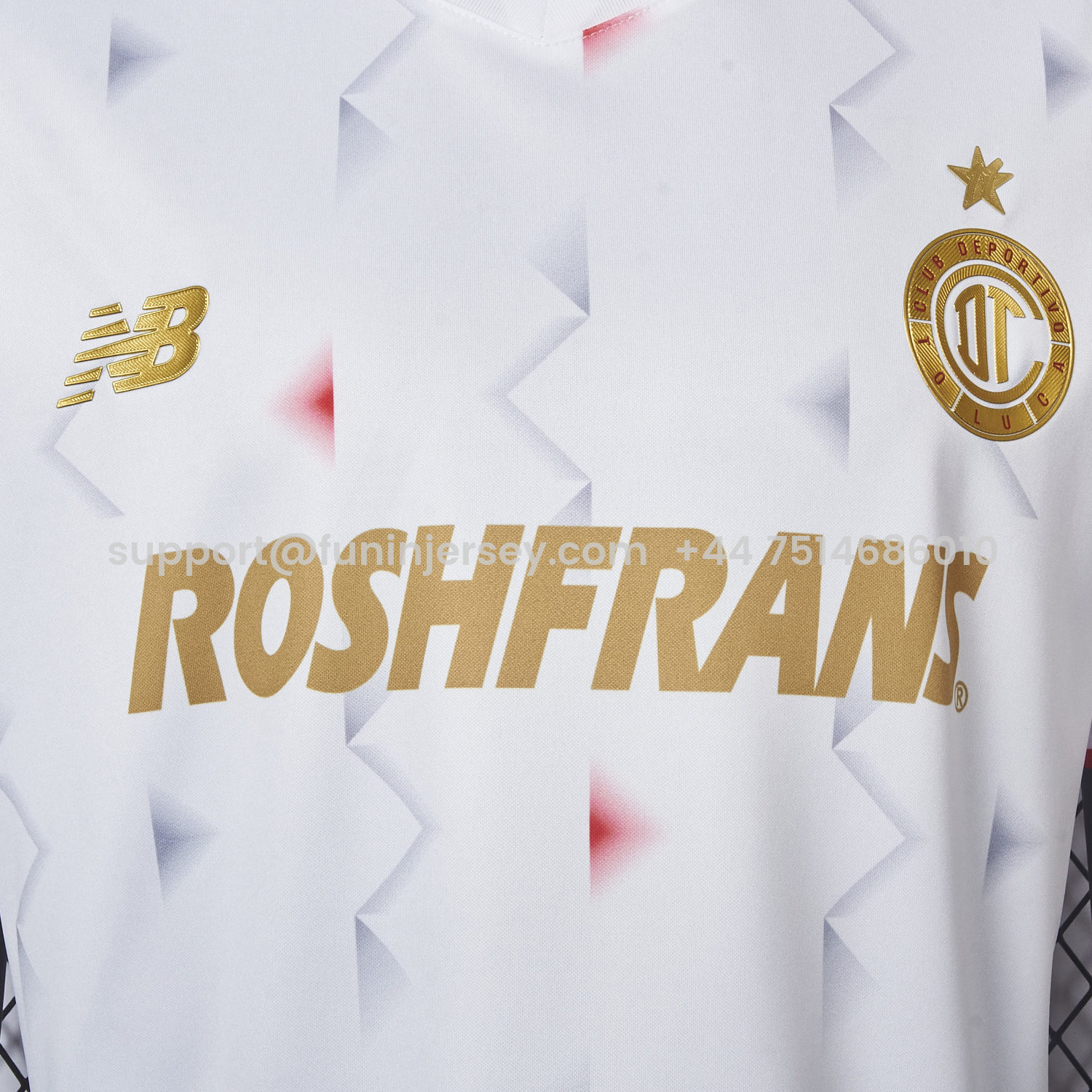 Funinjersey-Toluca 25-26 Away White Jersey - Player Version