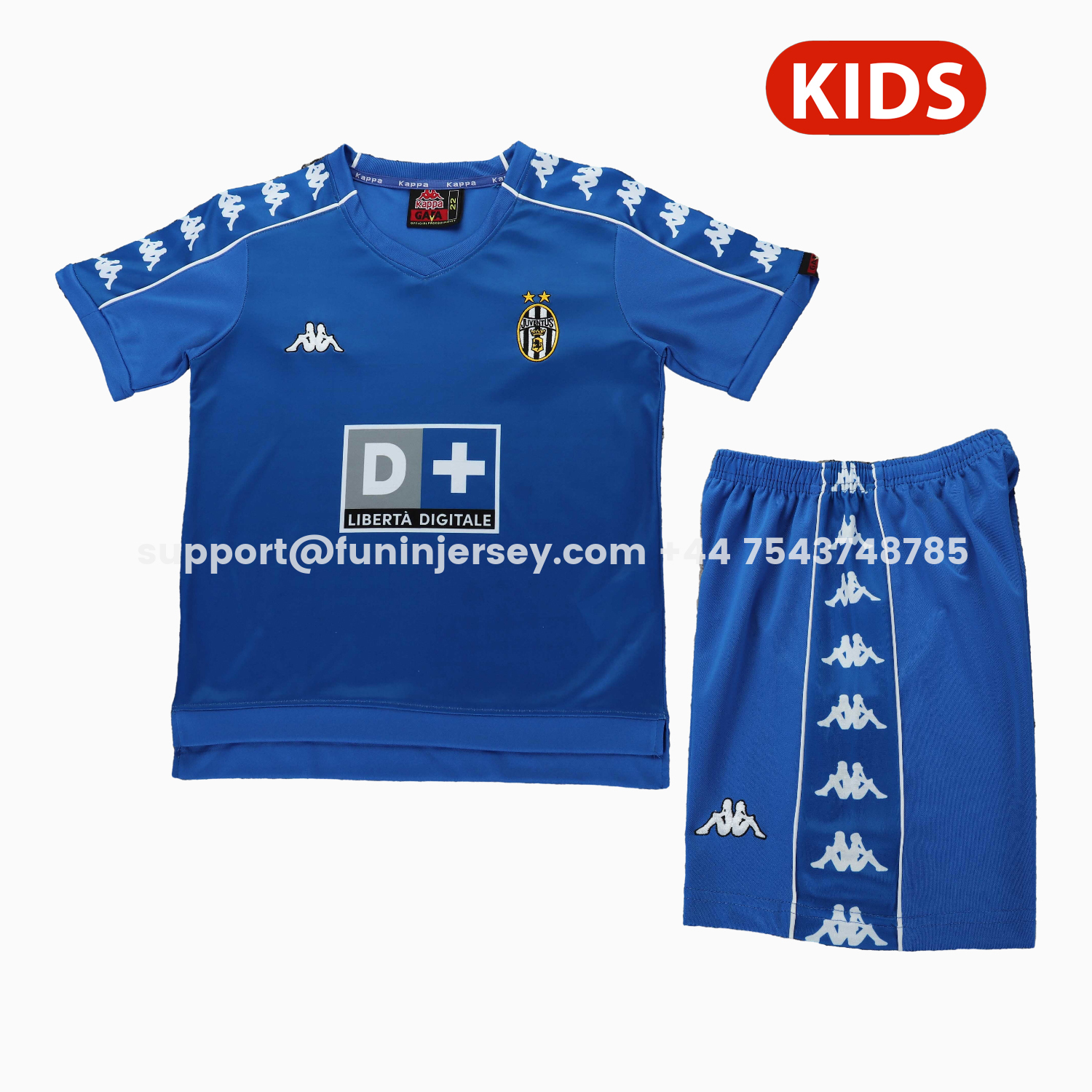 Funinjersey-Retro Juventus 1999-00 Away Kids Kit