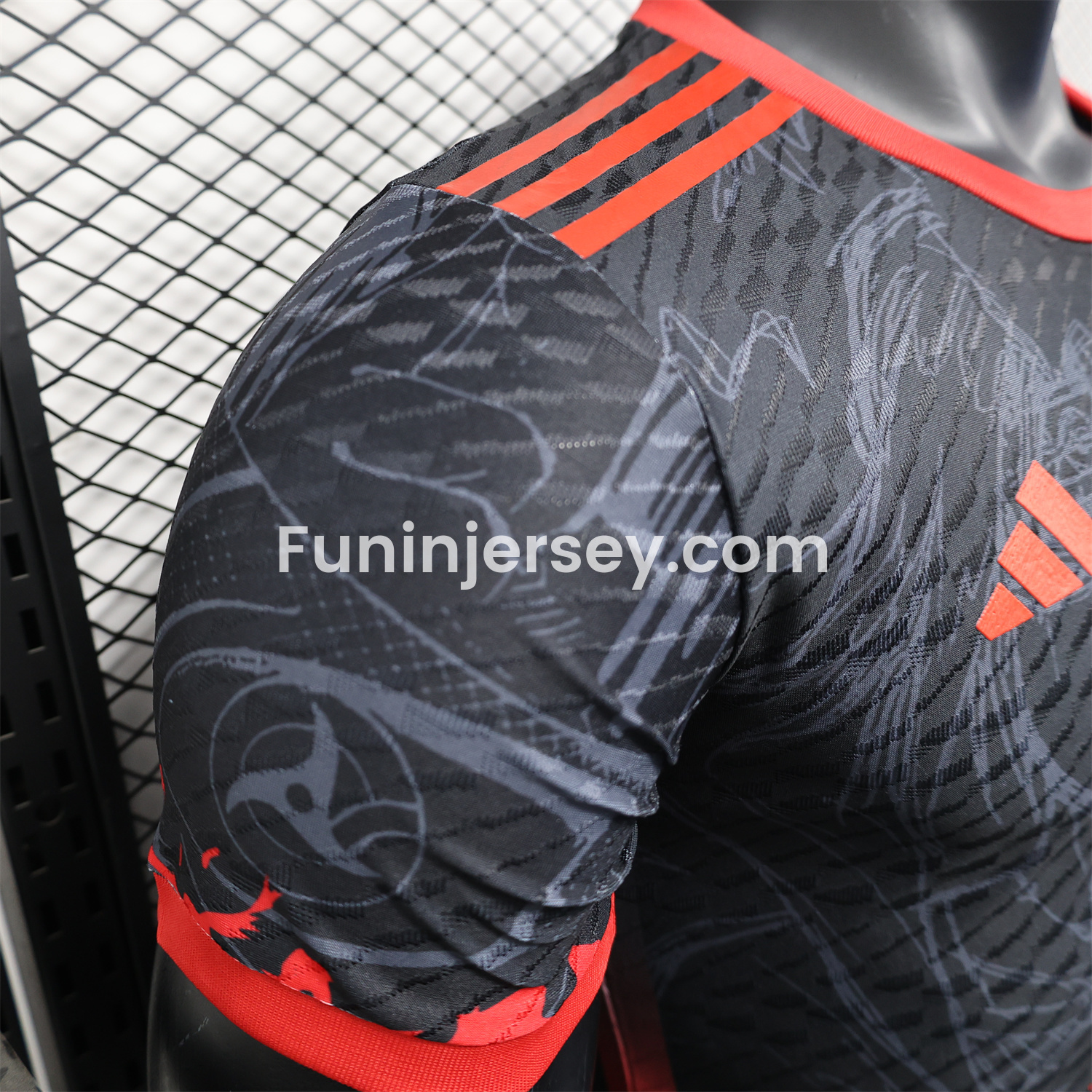 Funinjersey-Japan 25-26 Uchiha Itachi Amaterasu Special Edition Jersey - Player Version