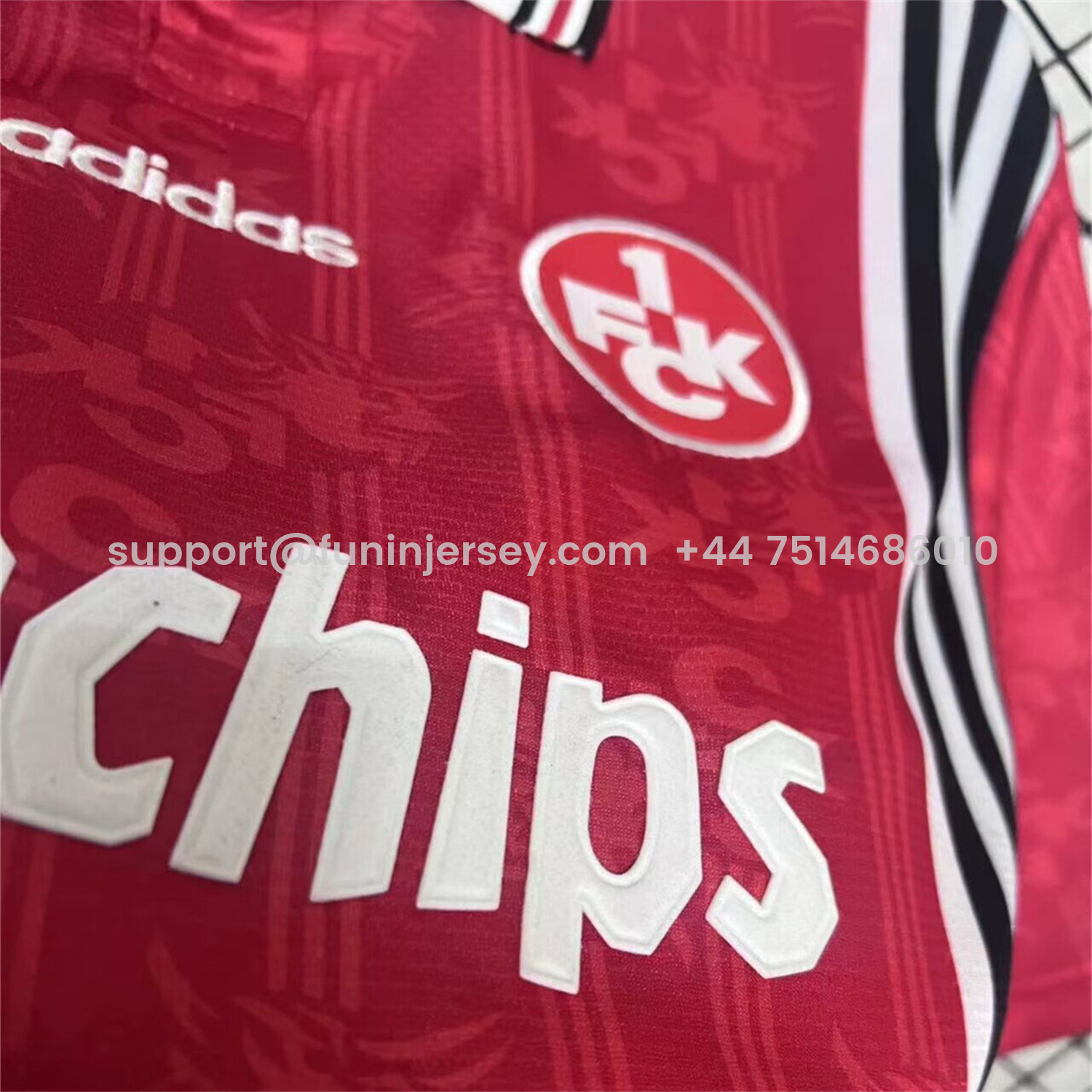 Funinjersey-Retro Kaiserslautern 1997-98 Home Jersey - Fans Version
