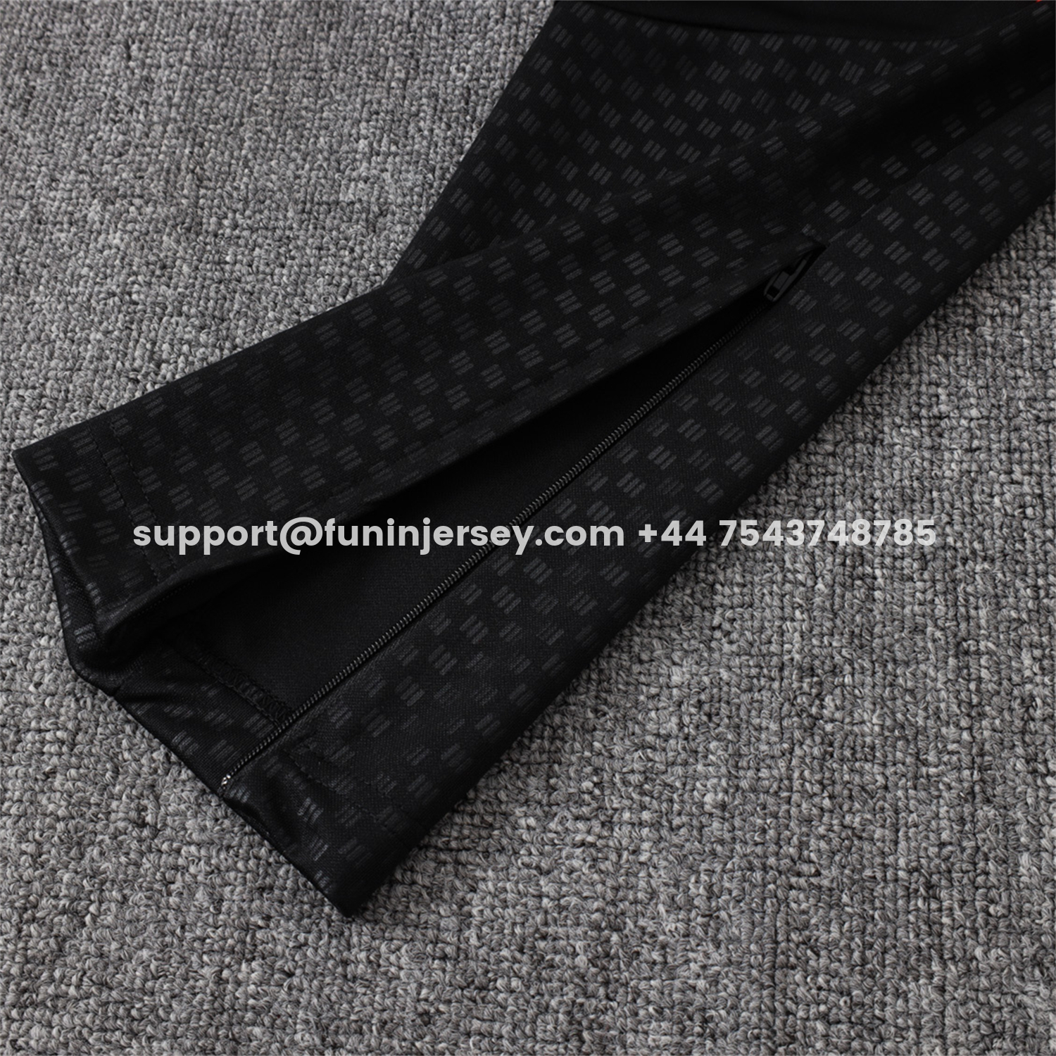 Funinjersey-Arsenal 26-27 Jacket Training Tracksuit - Red Jackets & Black Pants