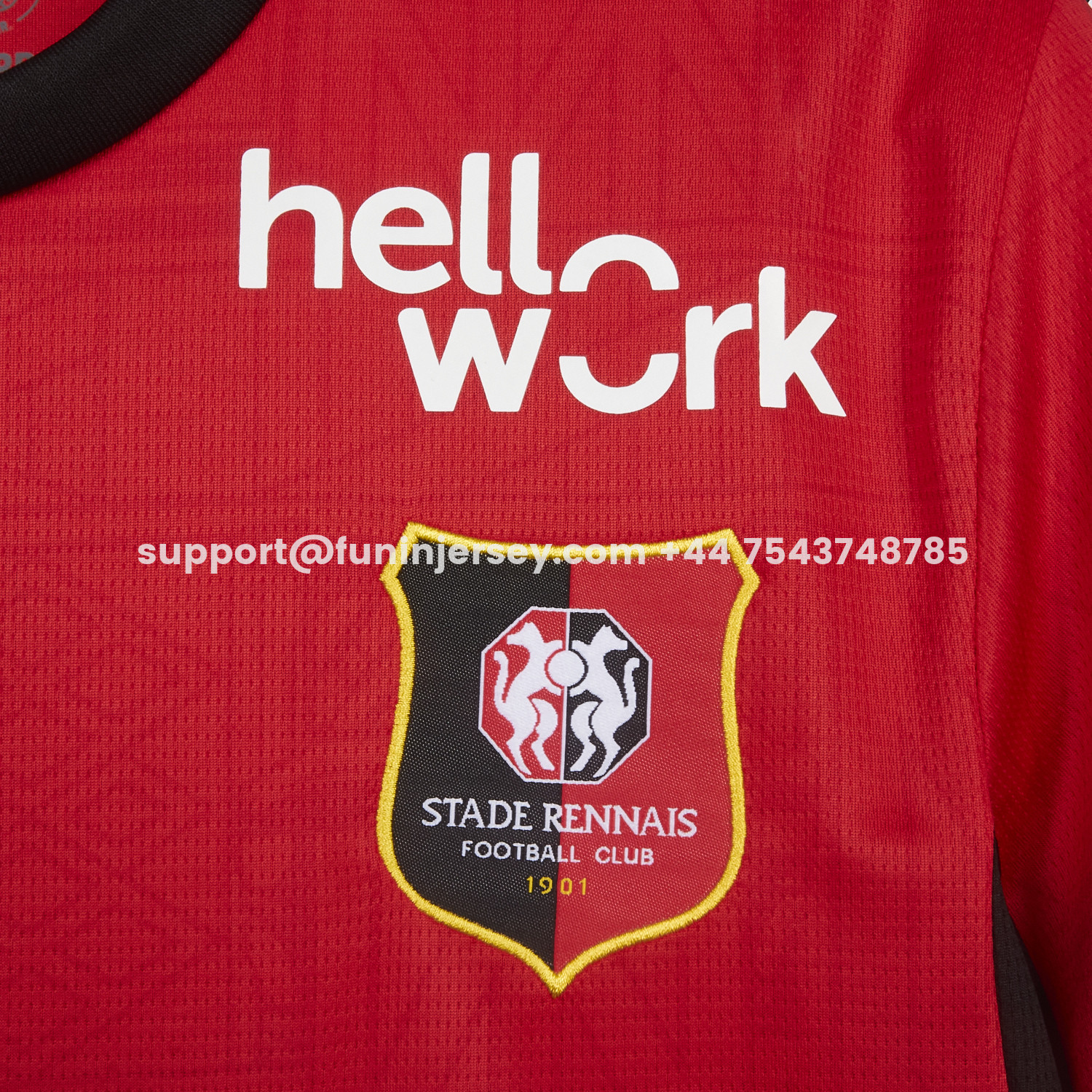 Funinjersey-Stade Rennais 26-27 Home Jersey - Fans Version