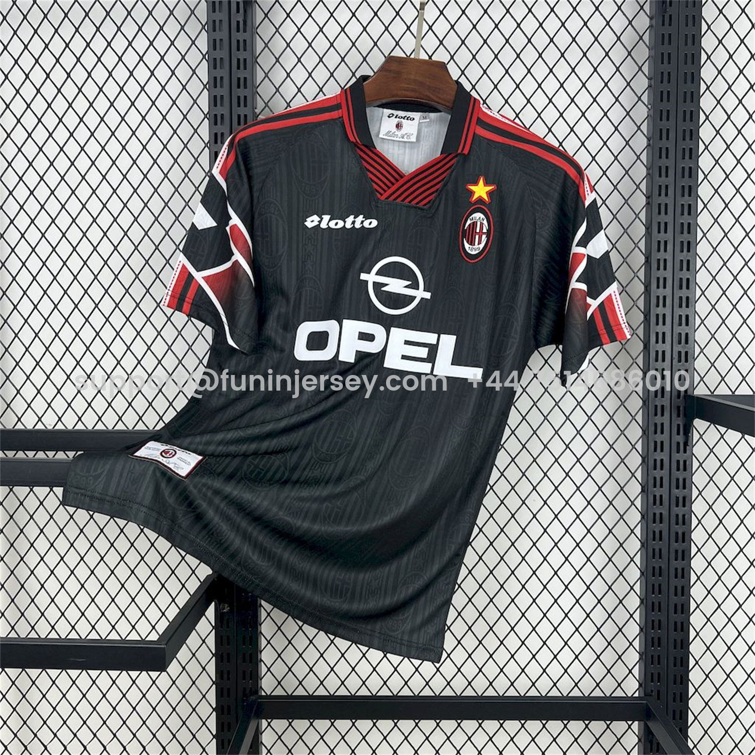 Funinjersey-Retro AC Milan 1997-98 Copa Centenario do Belo Horizonte Third Jersey