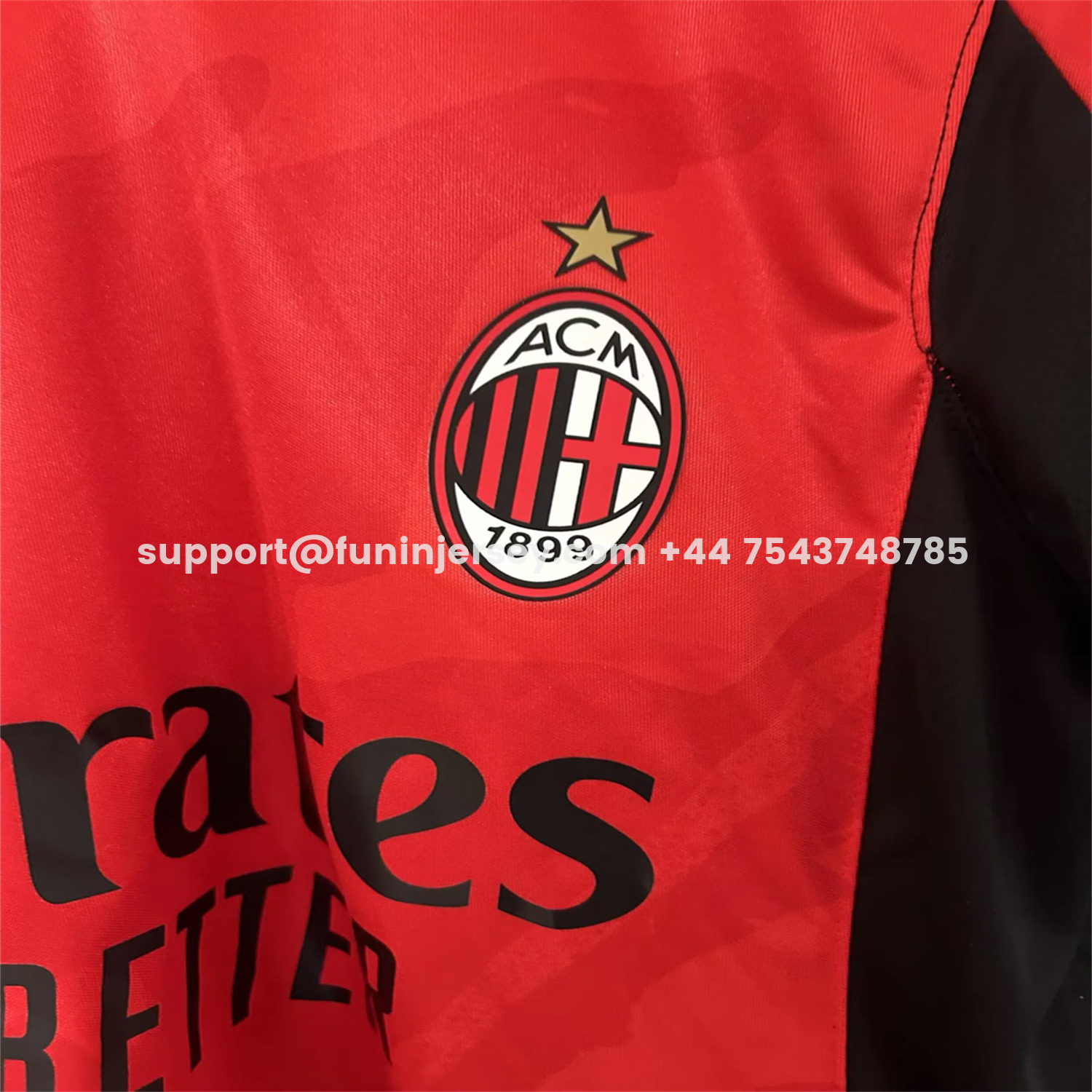 Funinjersey-AC Milan 25-26 Fourth Red Jersey - Fans Version