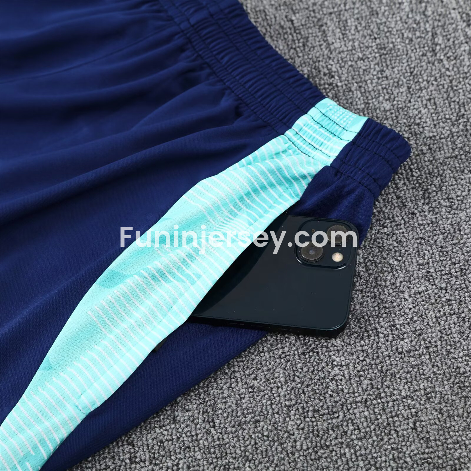 Funinjersey-Flamengo 25-26 Vest Training Set - Royal Blue With Royal Blue