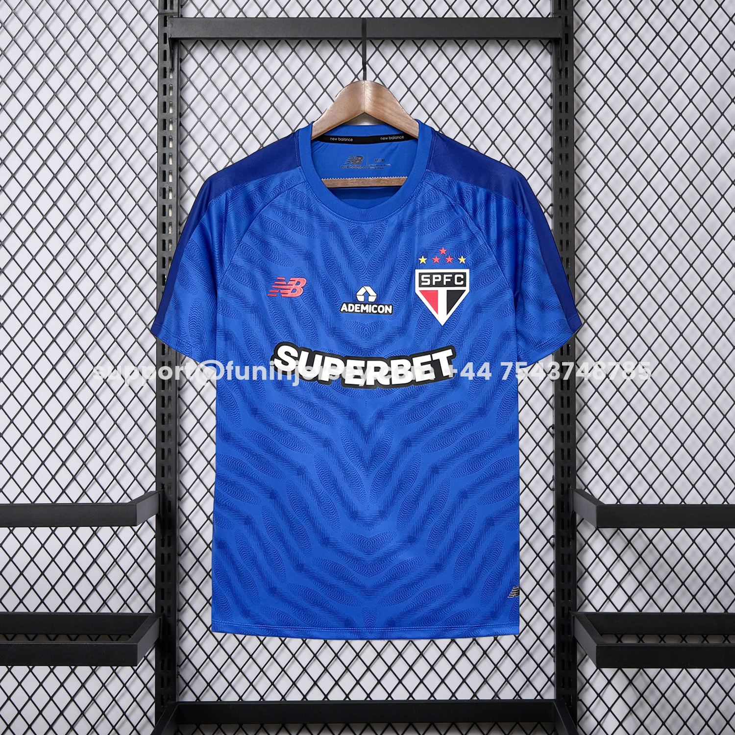 Funinjersey-Sao Paulo 26-27 Blue Goalkeeper Jersey - Fans Version