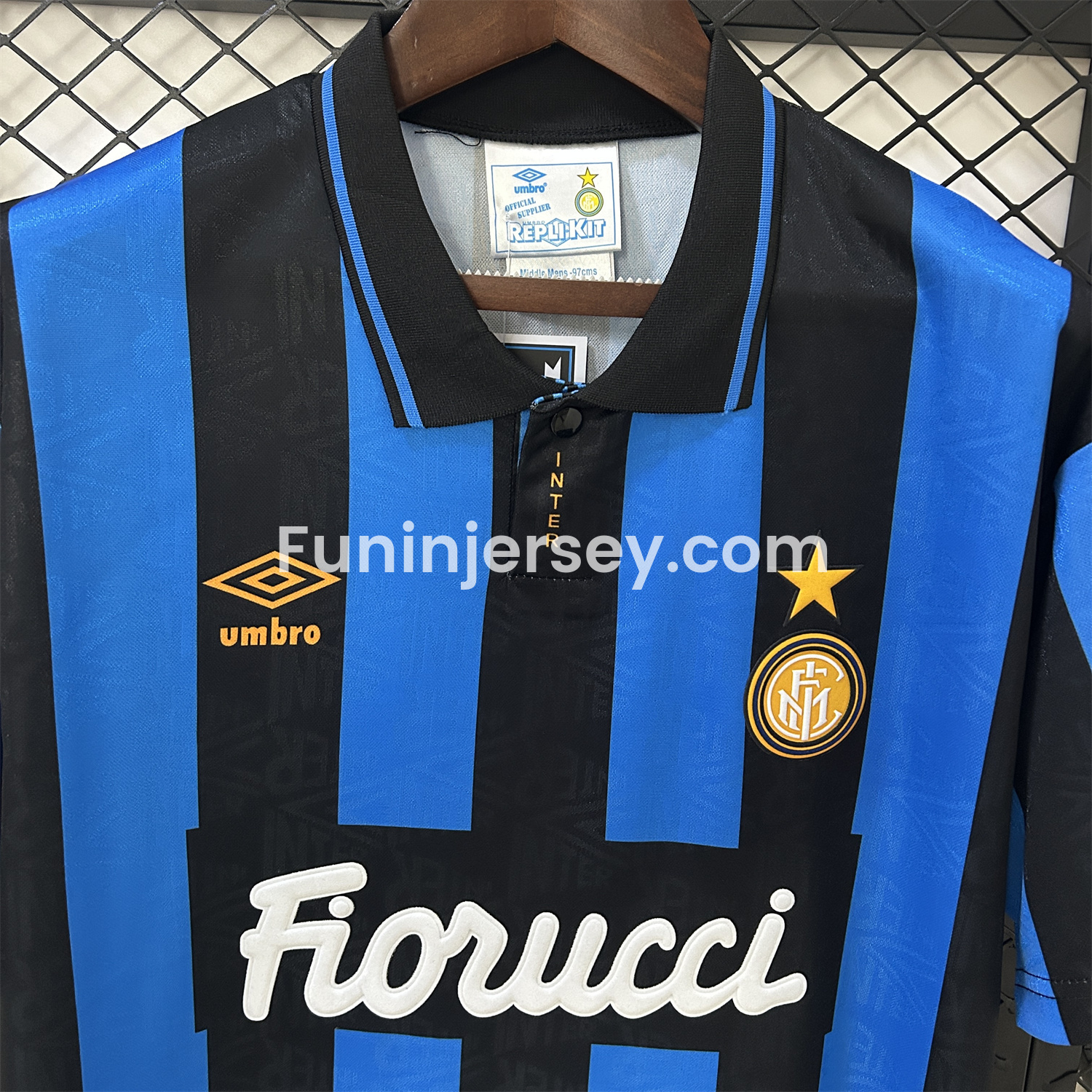 Funinjersey-Retro Inter Milan 1992-94 Home Jersey