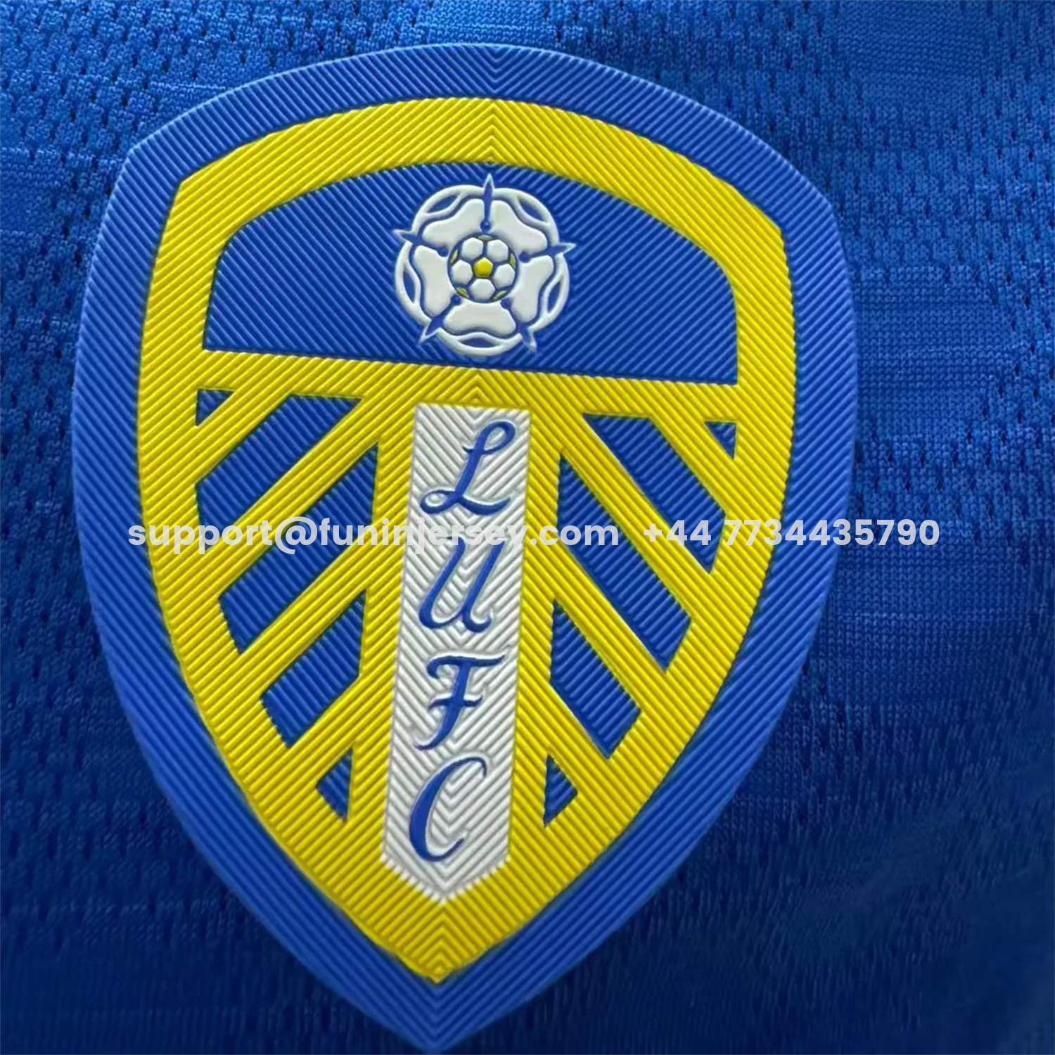 Funinjersey-Leeds United 25-26 Away Blue Jersey - Player Version