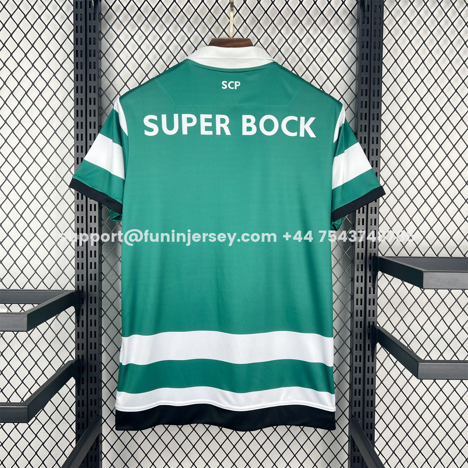 Funinjersey-Retro Sporting CP 2018-19 Home Jersey