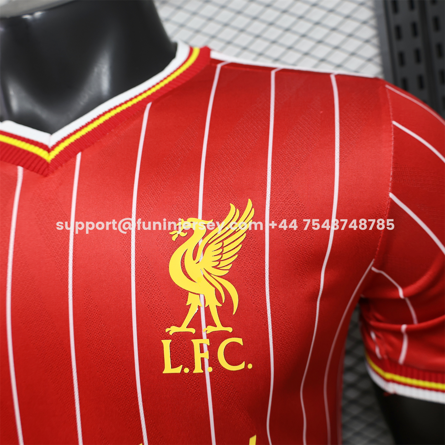 Funinjersey-Liver.pool 26-27 Terrace Icon Retro Casual Style Red Jersey - Player Version