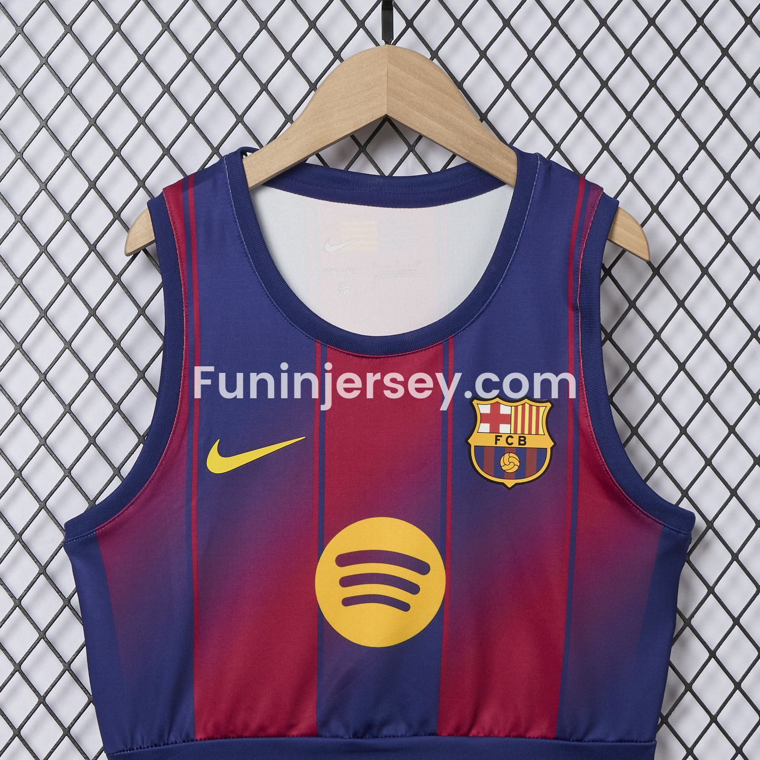 Funinjersey-Women's Barcelona 25-26 Home Yoga Vest