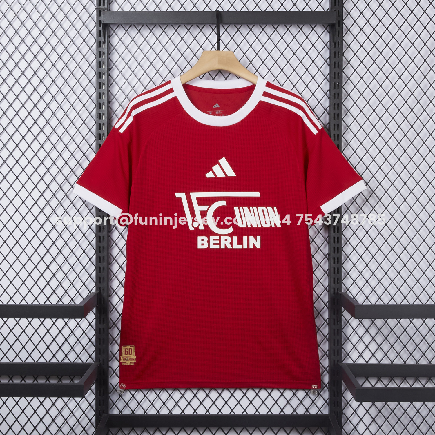 Funinjersey-Union Berlin 25-26 60th Commemorative Special Jersey - Fans Version