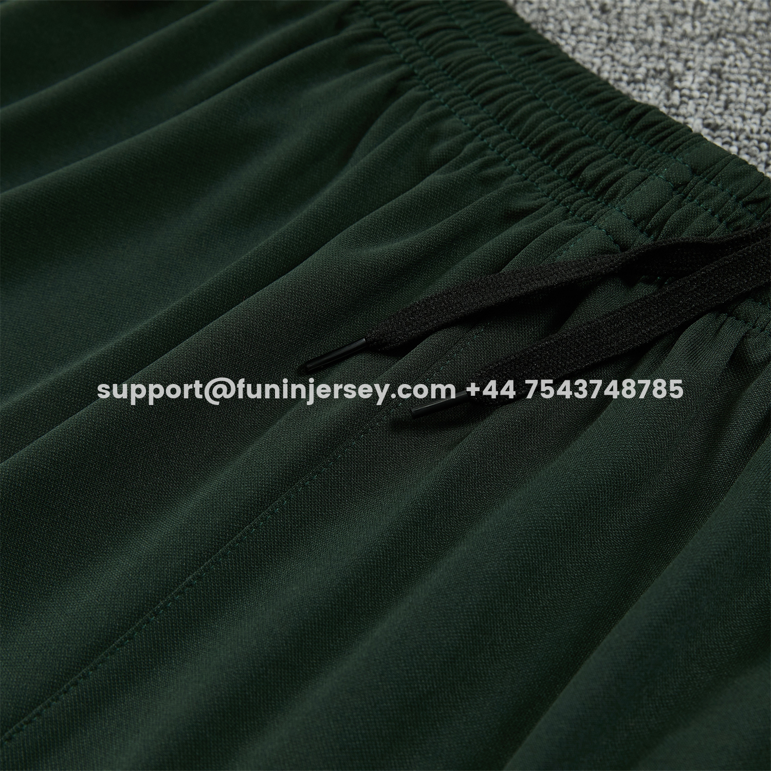 Funinjersey-C.H.E.L.S.E.A 25-26 Vest Training Set - Dark Green With White Accents Top & Pants