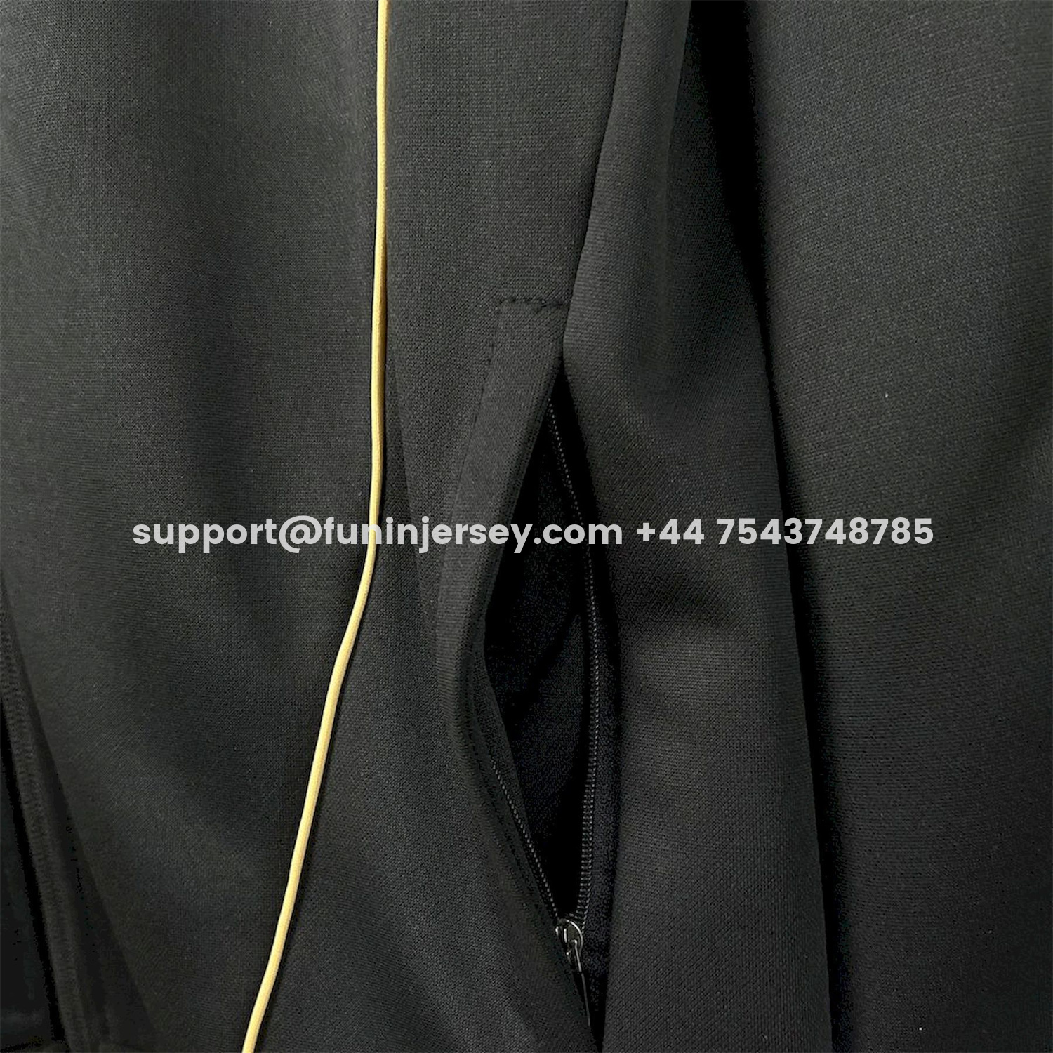 Funinjersey-Portugal 25-26 Eusebio Special Windbreaker Training Set - Black White Top and Pants