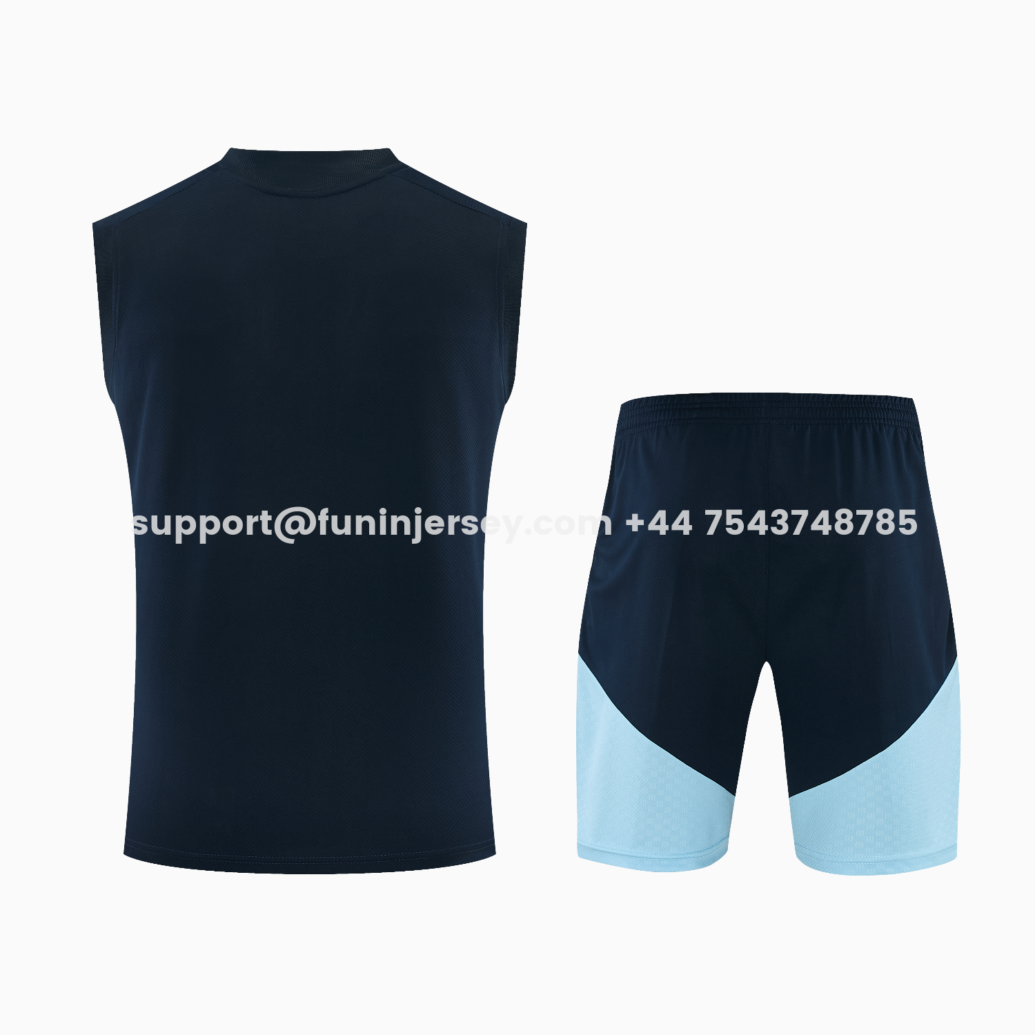 Funinjersey-Argentina 2026 Vest Training Set - Dark Blue Top & Dark Blue Pants