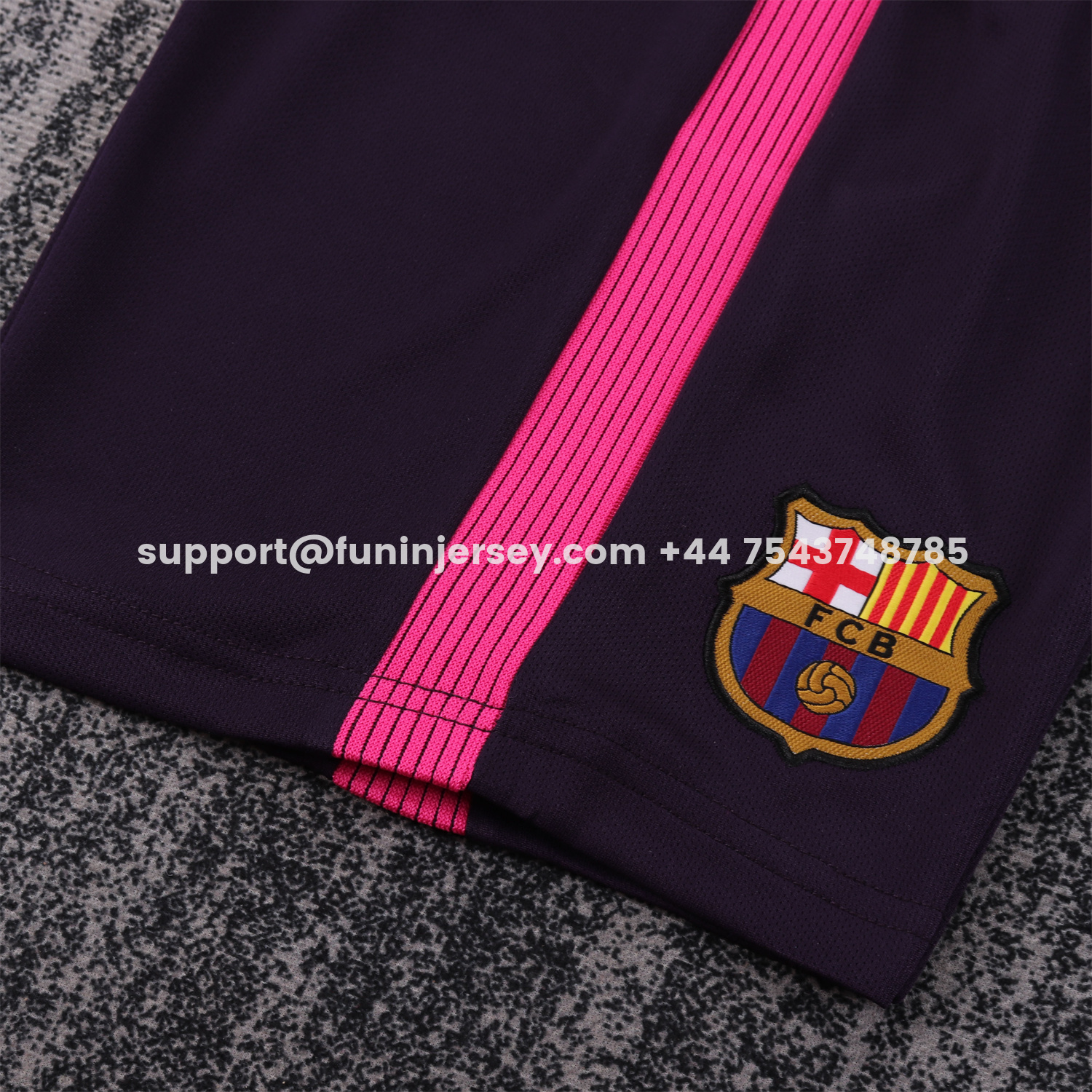 Funinjersey-Retro Barcelona 2016-17 Away Kids Kit