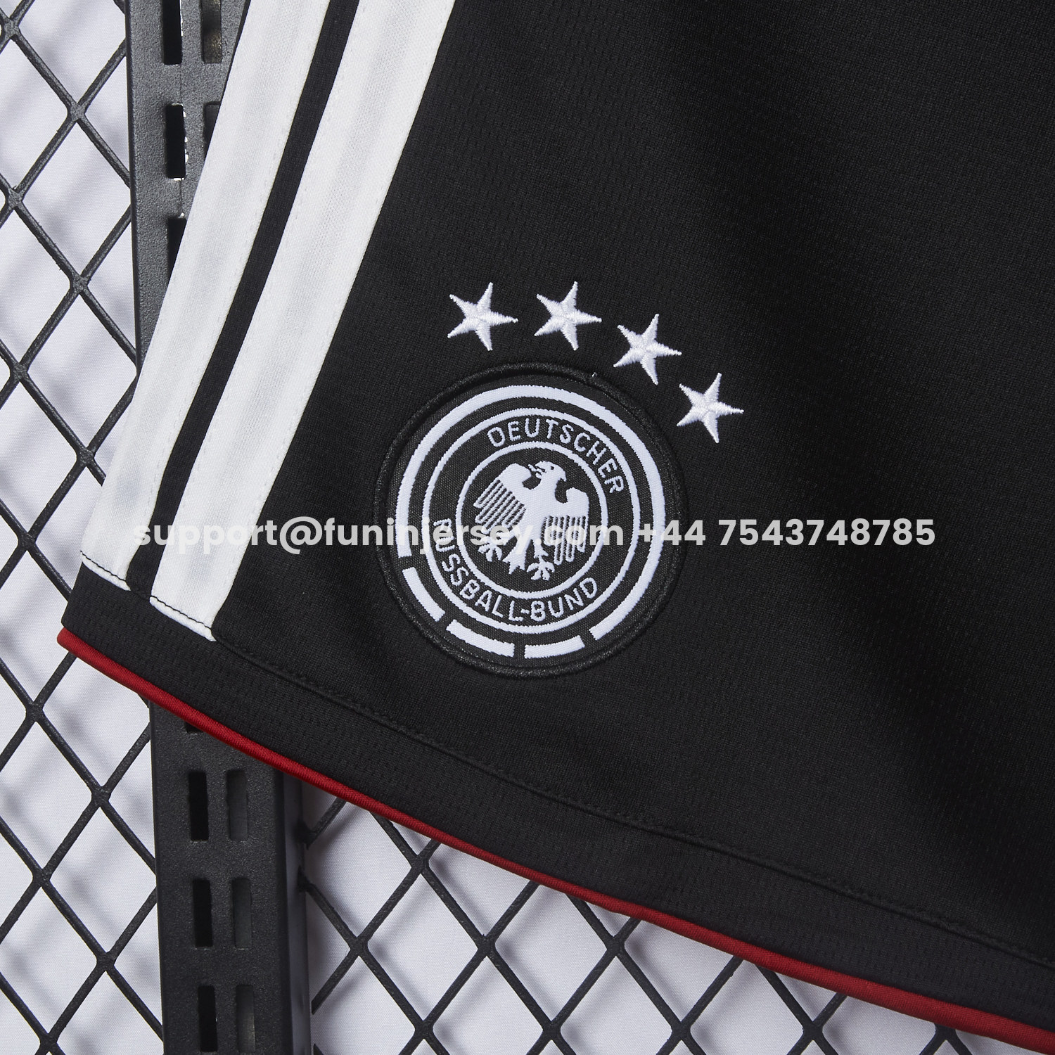 Funinjersey-Germany 2026 Home Black Shorts - Fans Version