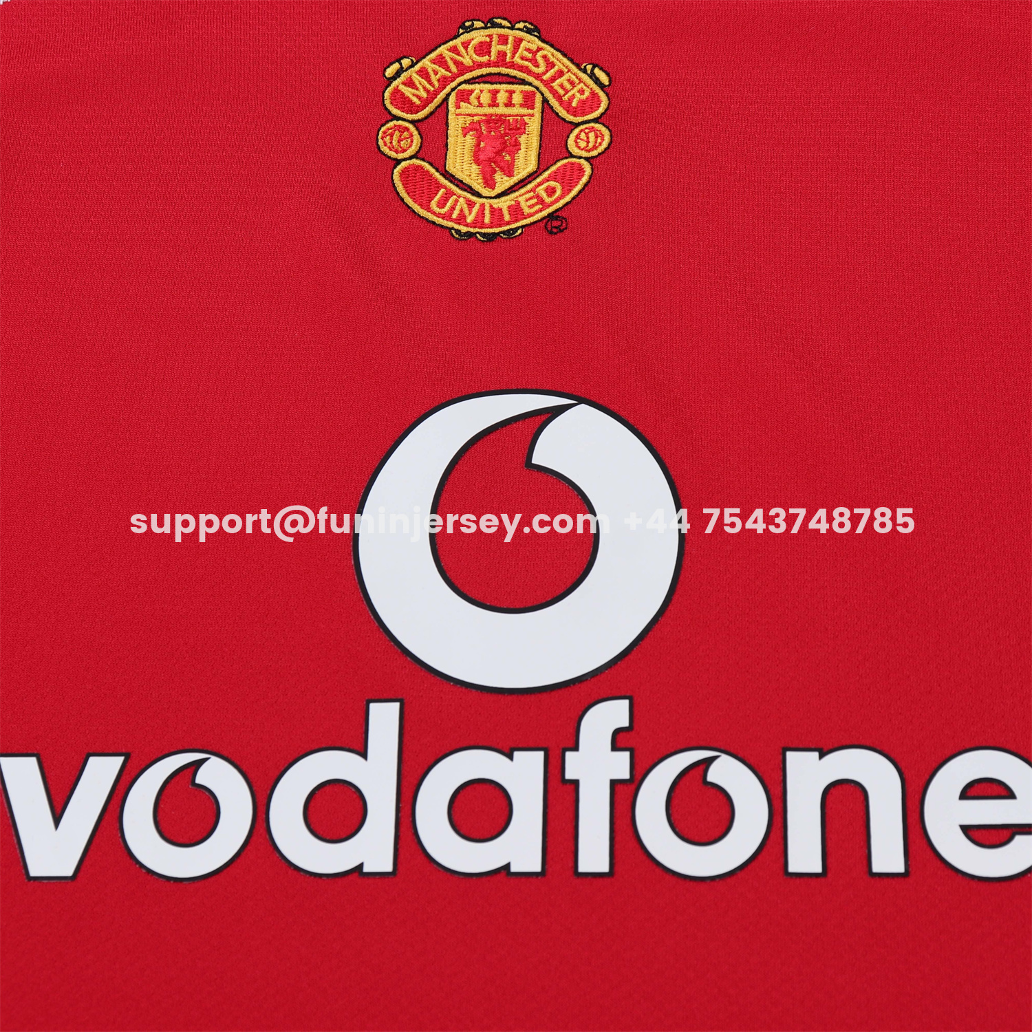 Funinjersey-Retro Manchester United 2005-06 Home Kids Kit