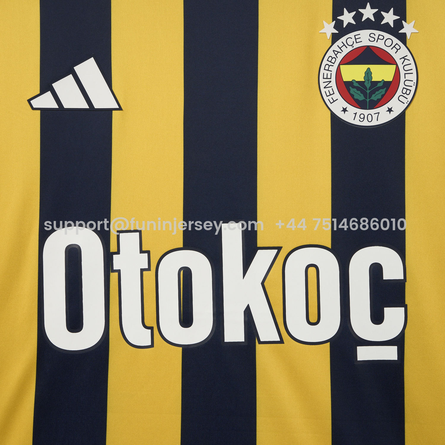 Funinjersey-Fenerbahce 25-26 Home Jersey - Fans Version