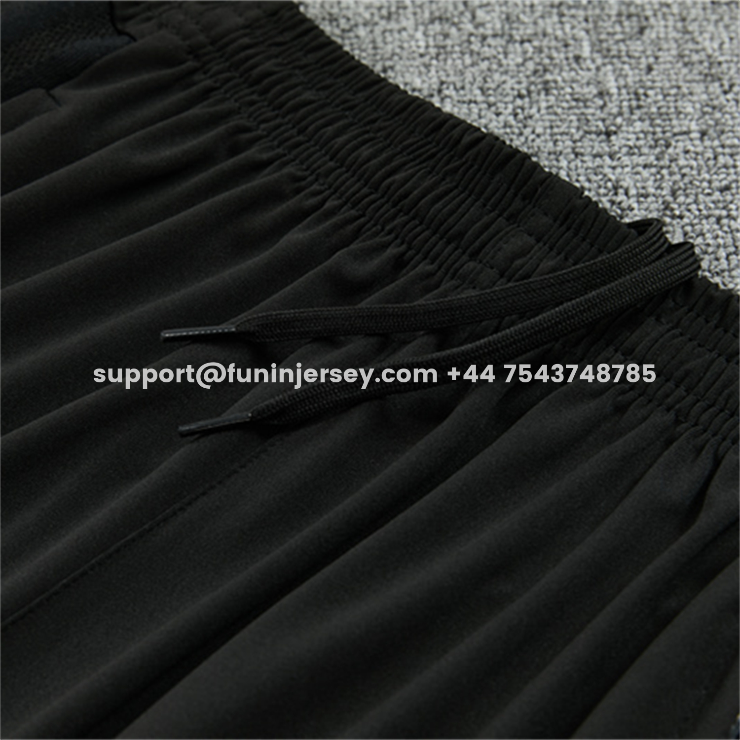 Funinjersey-Real Madrid 26-27 Long Sleeves Training Set - Pure Black Top And Pants