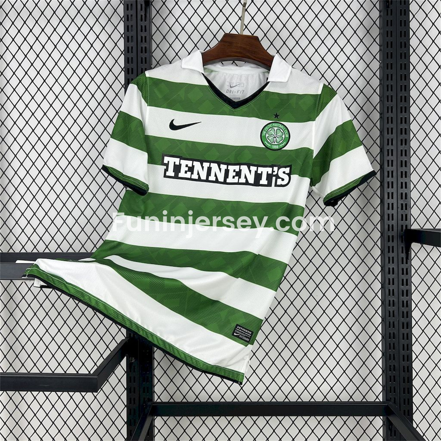 Funinjersey-Retro Celtic 2010-12 Home Jersey