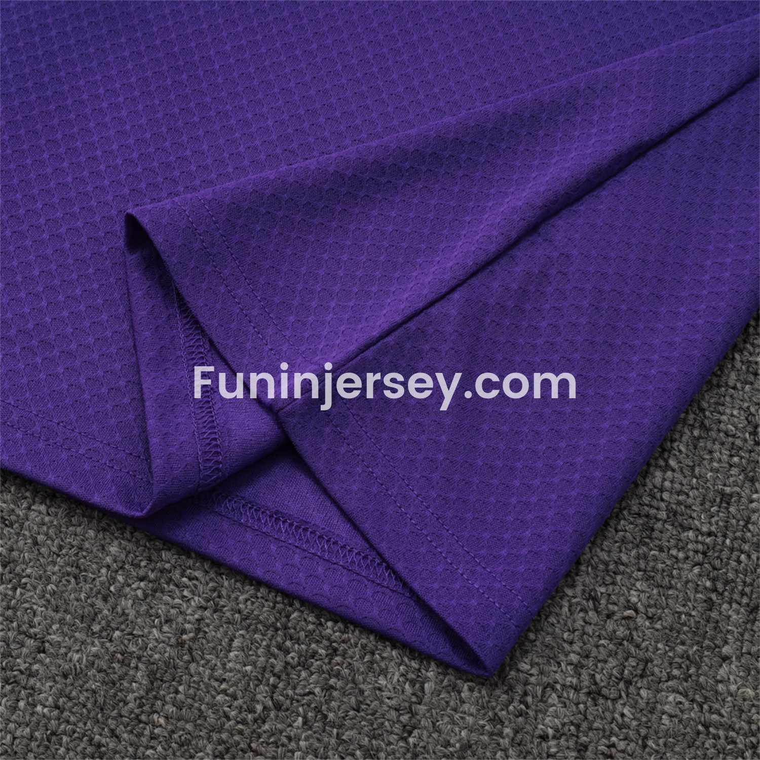 Funinjersey-Real Madrid 25-26 Throwback Trefoil Short-Sleeve Training Set - Purple