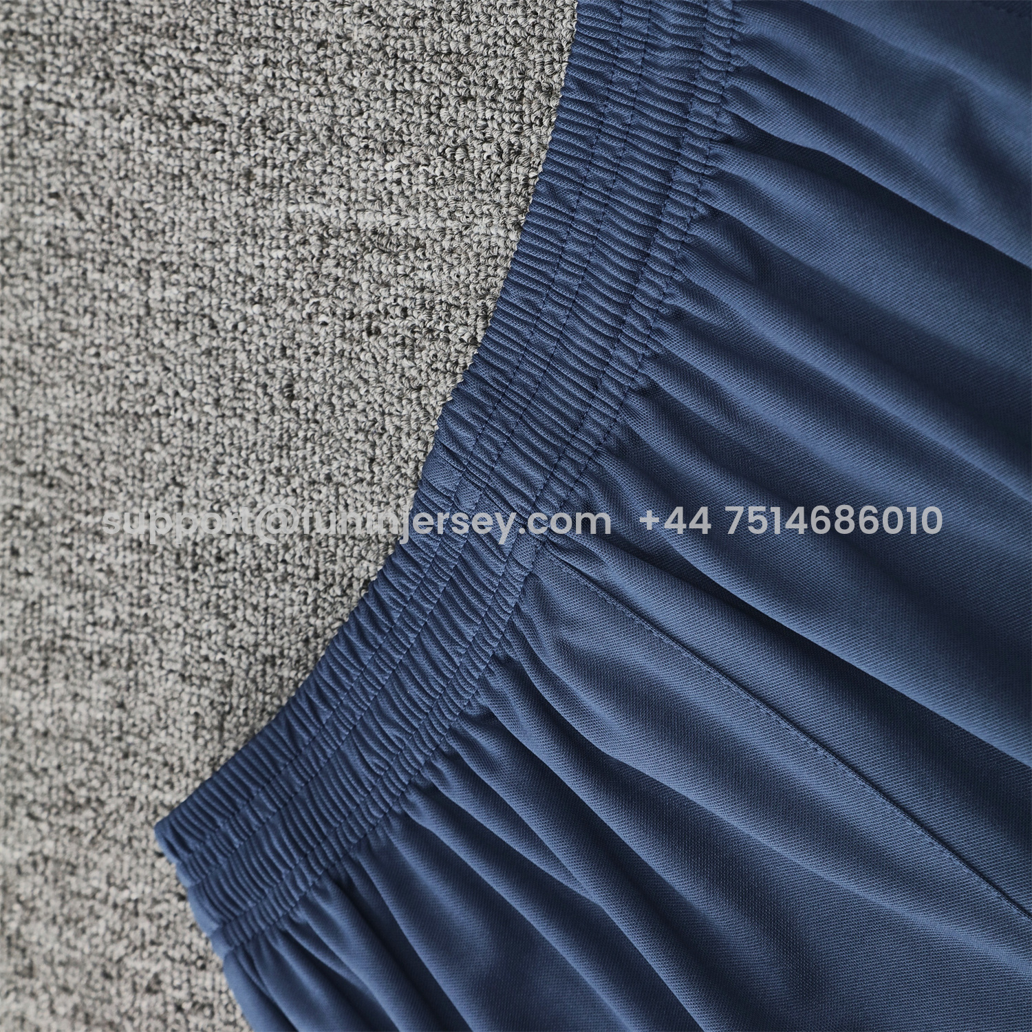 Funinjersey-Paris Saint-Germain PSG 25-26 Short-Sleeve Training Set - Deep Blue Top & Deep Blue Shorts