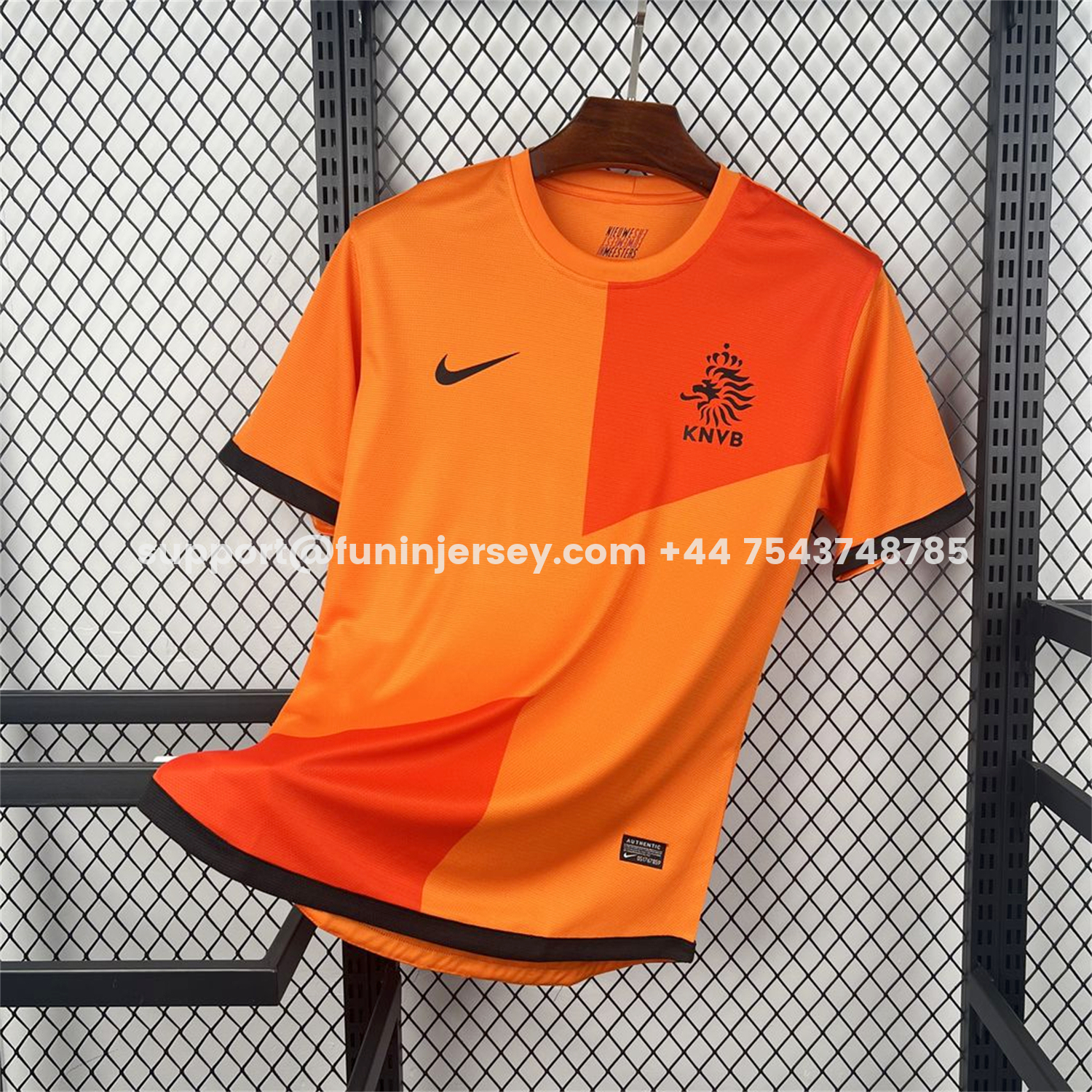 Funinjersey-Retro Netherlands 2012 Orange Home Jersey